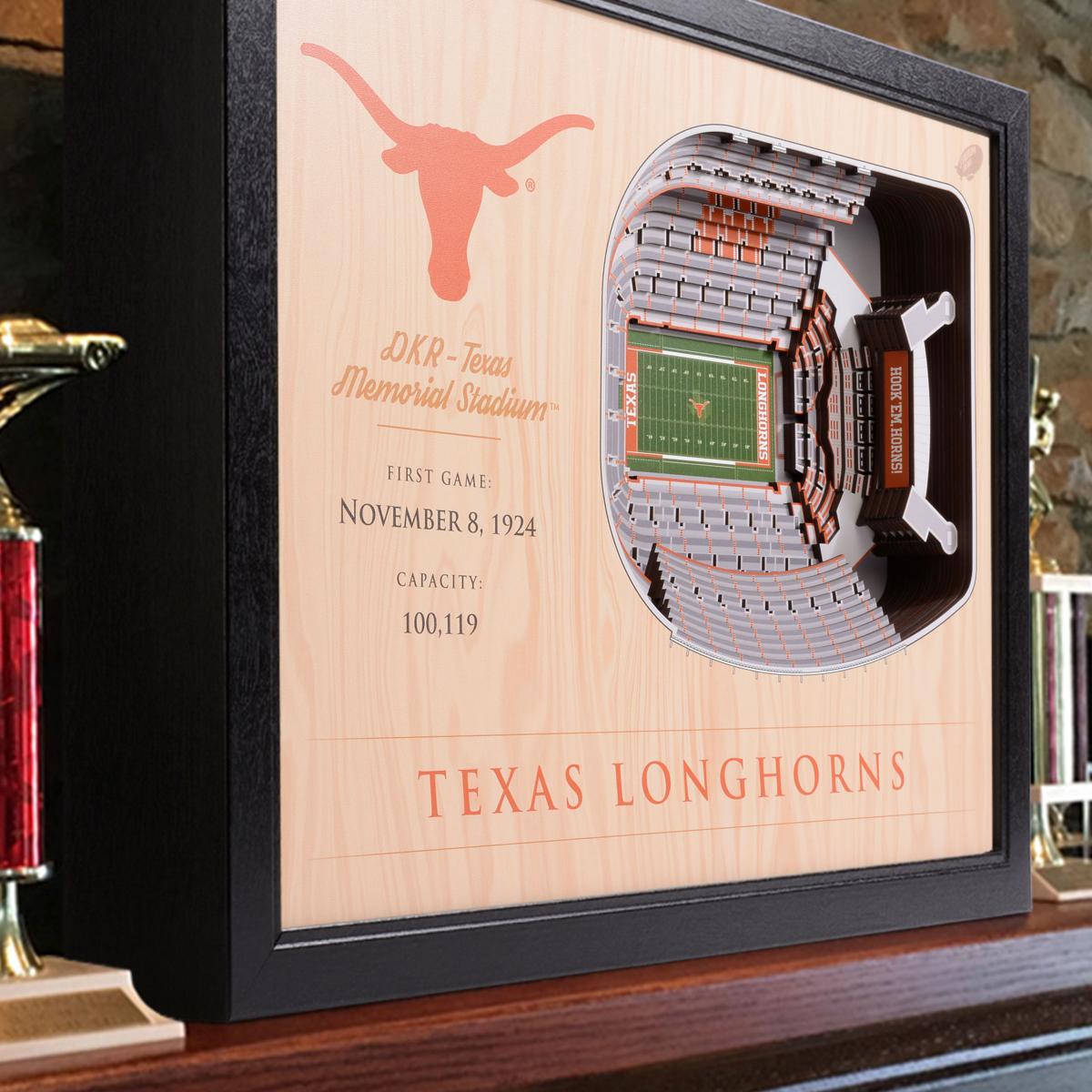 Officially Licensed NCAA 25-Layer StadiumViews 3D Wall Art