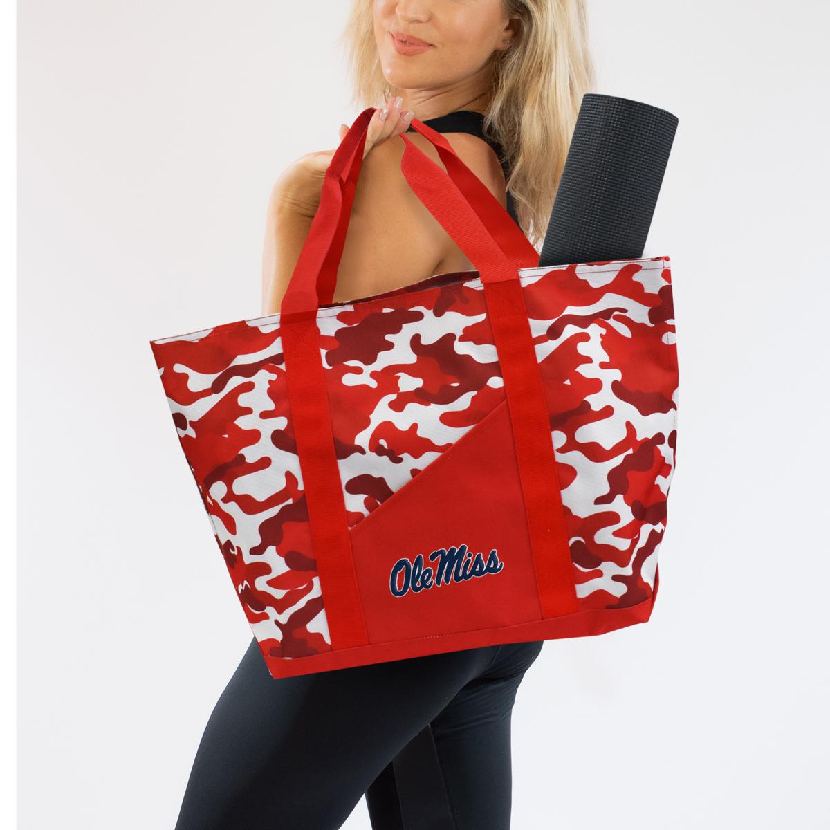 Officially Licensed NCAA Ole Miss Rebels Super-Duty Camo Tote