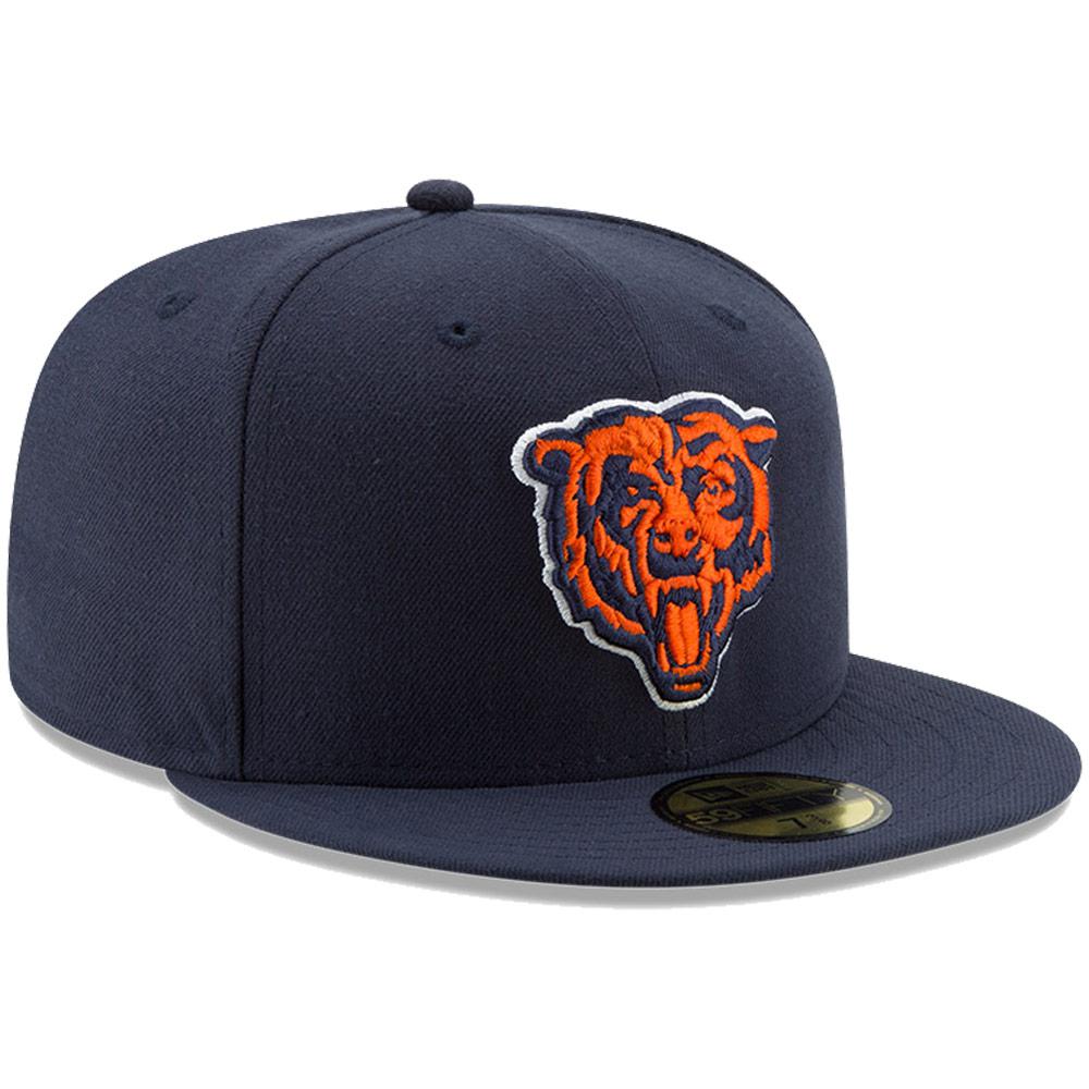 Officially Licensed New Era Navy Team Basic Fitted Hat - Chicago