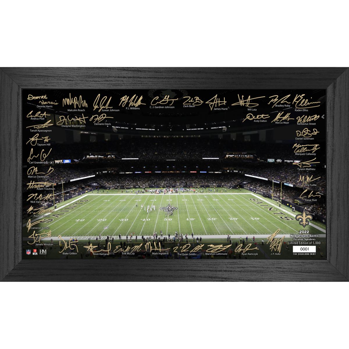 Officially Licensed New Orleans Saints 2022 Signature Gridiron Collect