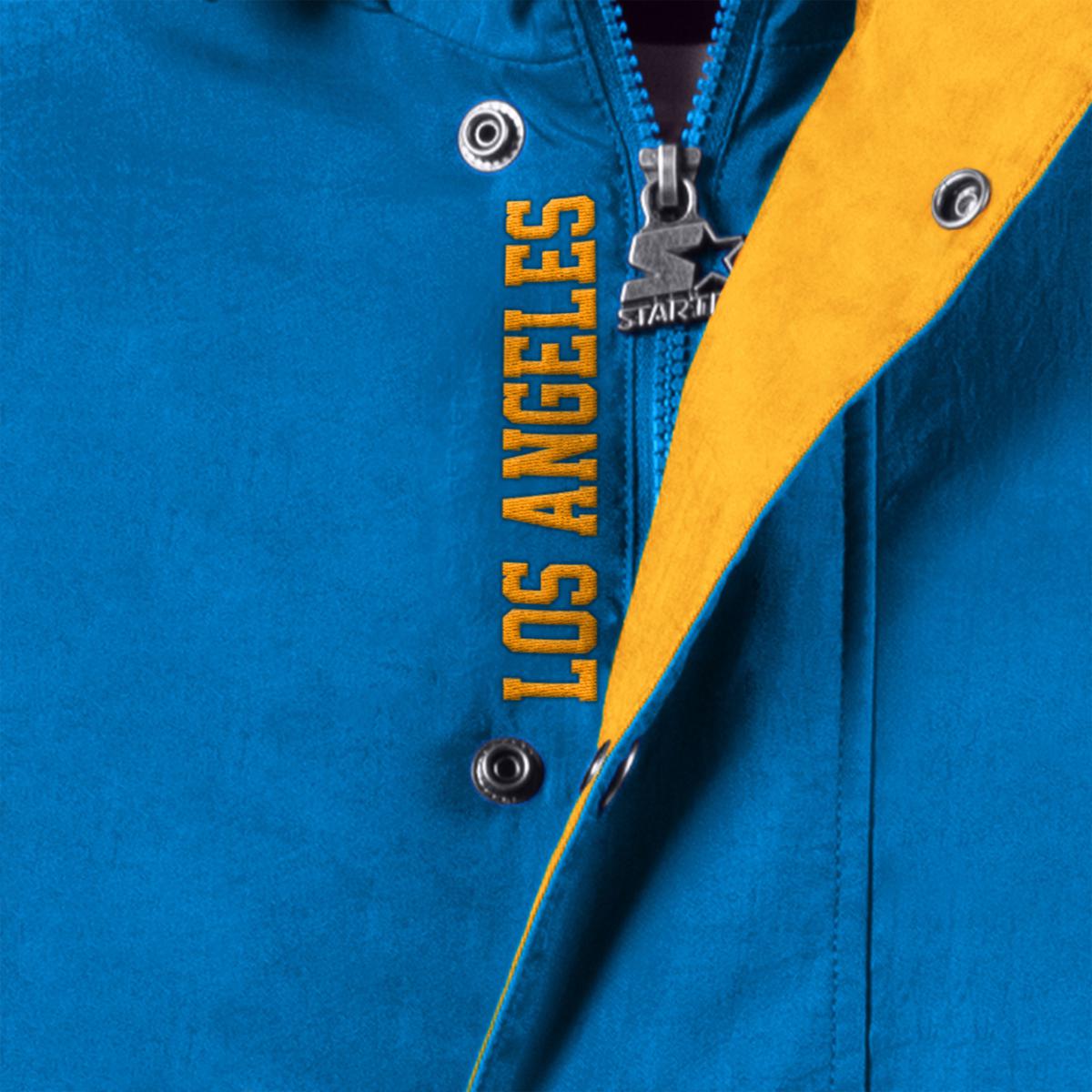 Starter Los Angeles Chargers Home Team Half-Zip Jacket M / Chargers Light Blue Mens Outerwear