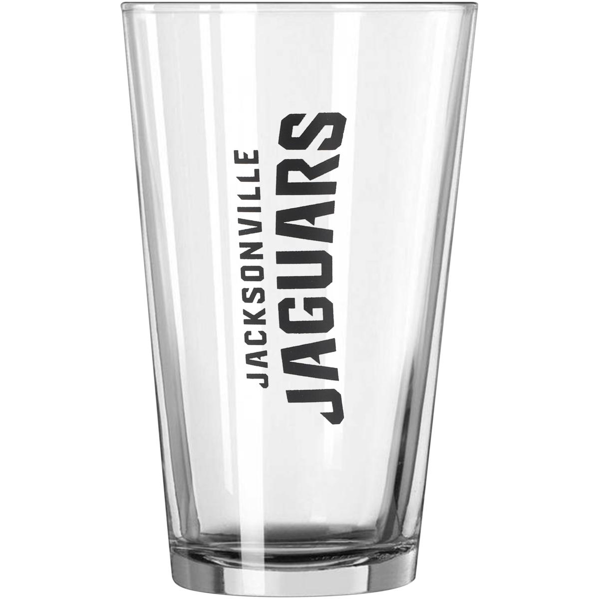 Officially Licensed NFL 16oz. Team Wordmark Game Day Glass, Raiders