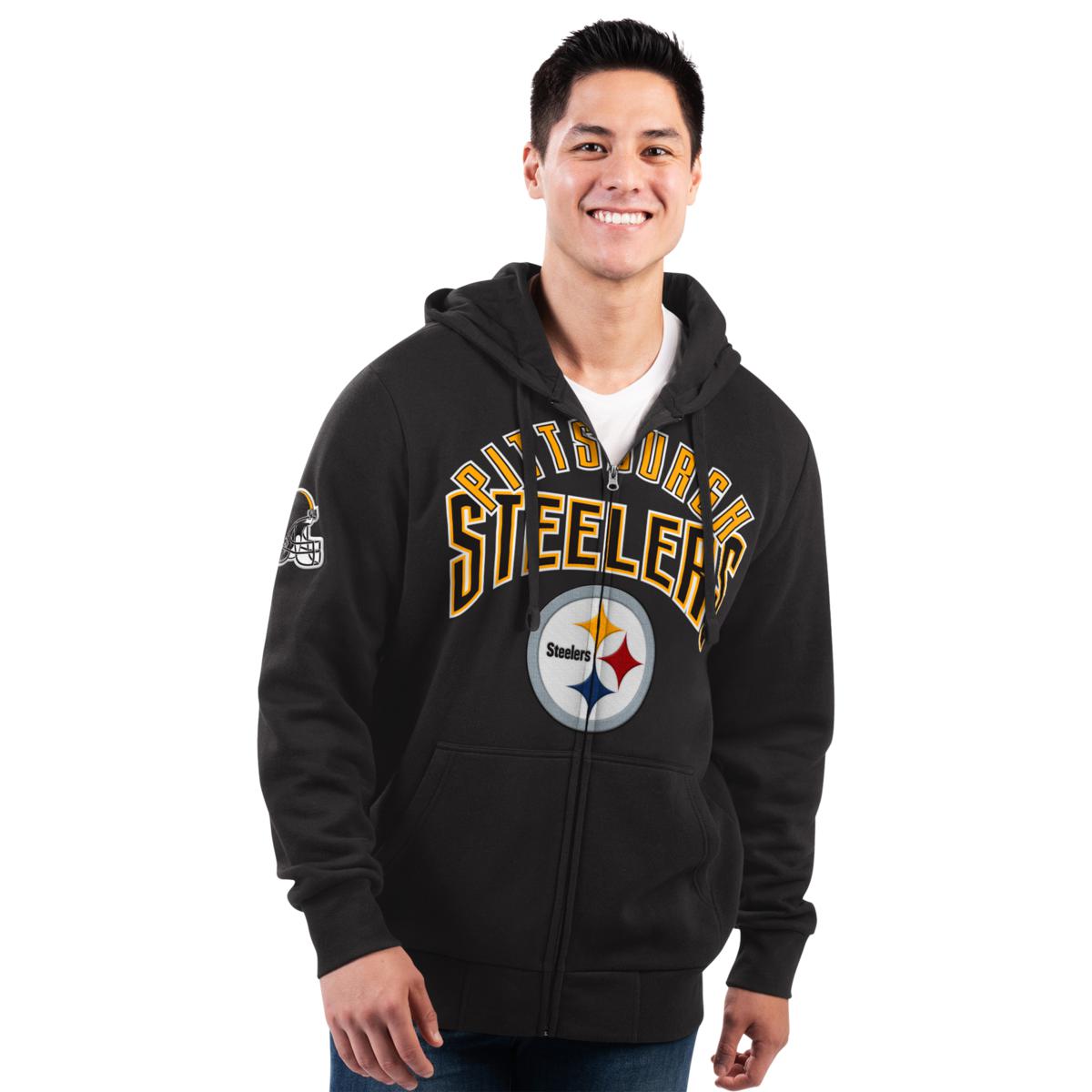 Football Fan Shop Officially Licensed NFL Women's A-Game Fleece Sweatshirt by Glll - Steelers