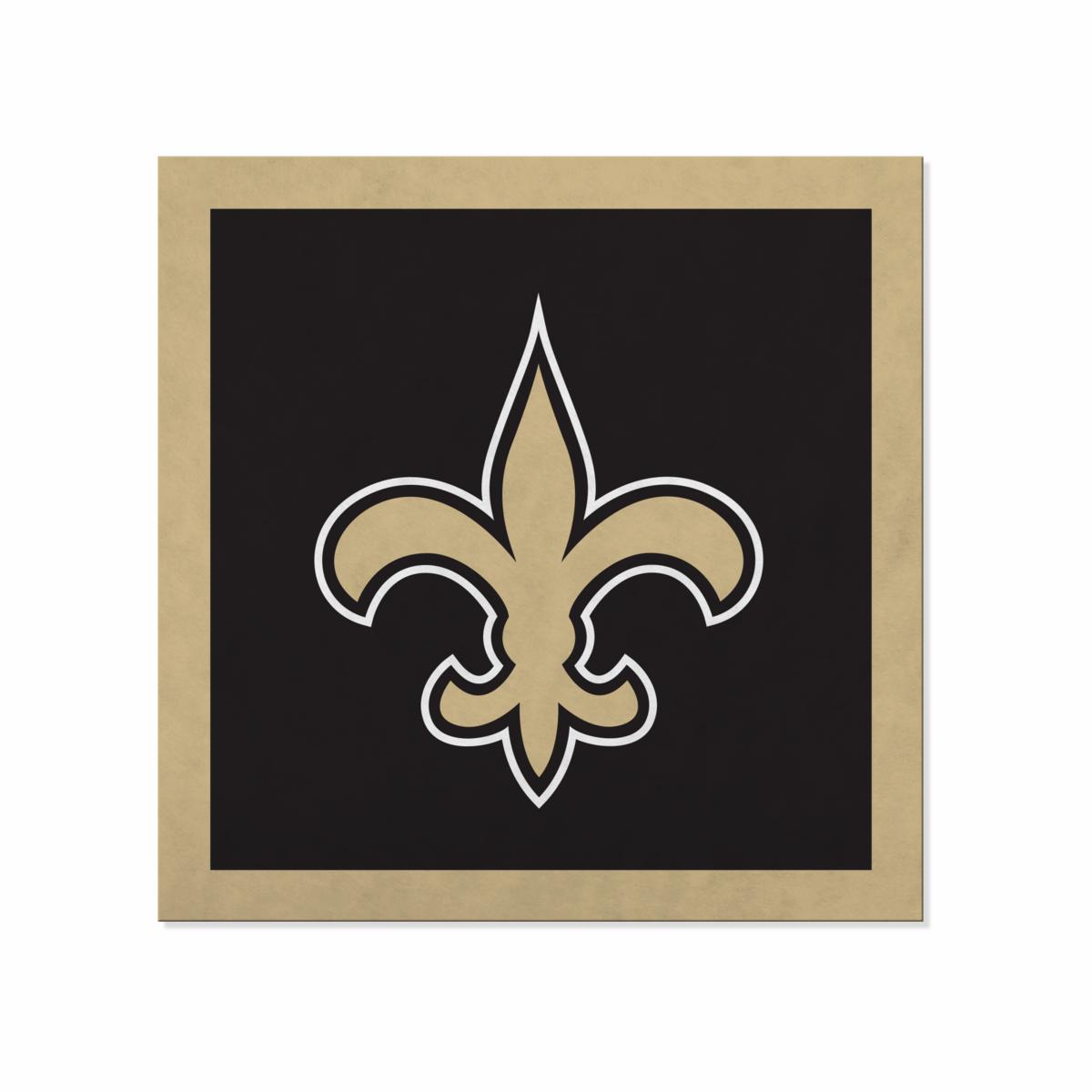 New Orleans Saints 23' x 23' NFL Felt Wall Banner