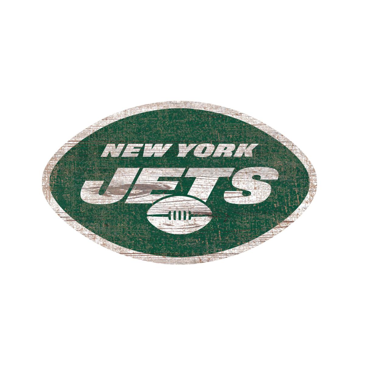 NFL Round Distressed Sign: New York Giants