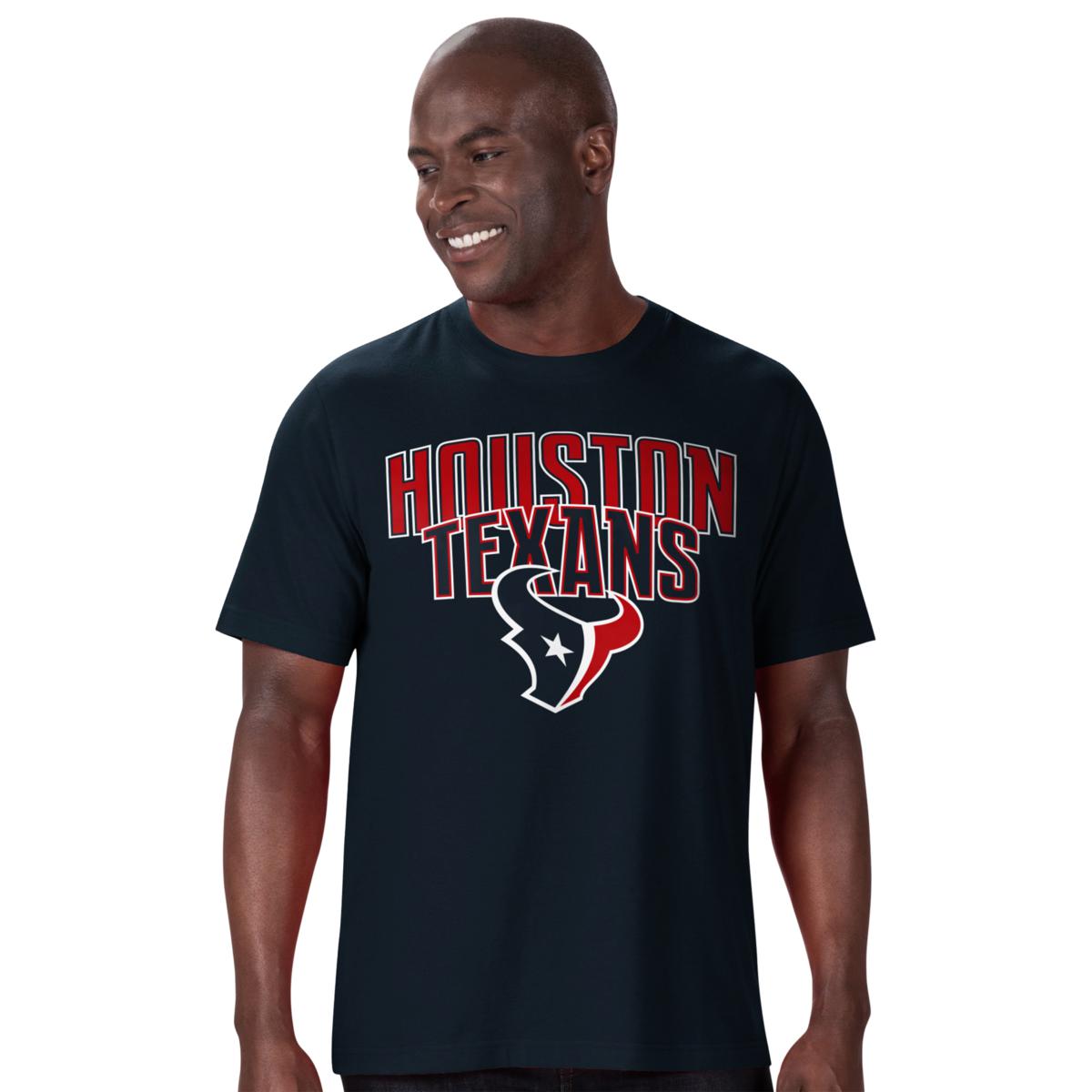 Houston Texans NFL Short Sleeve Shirt Slim Fit V Neck Houston Strong,  Women's M