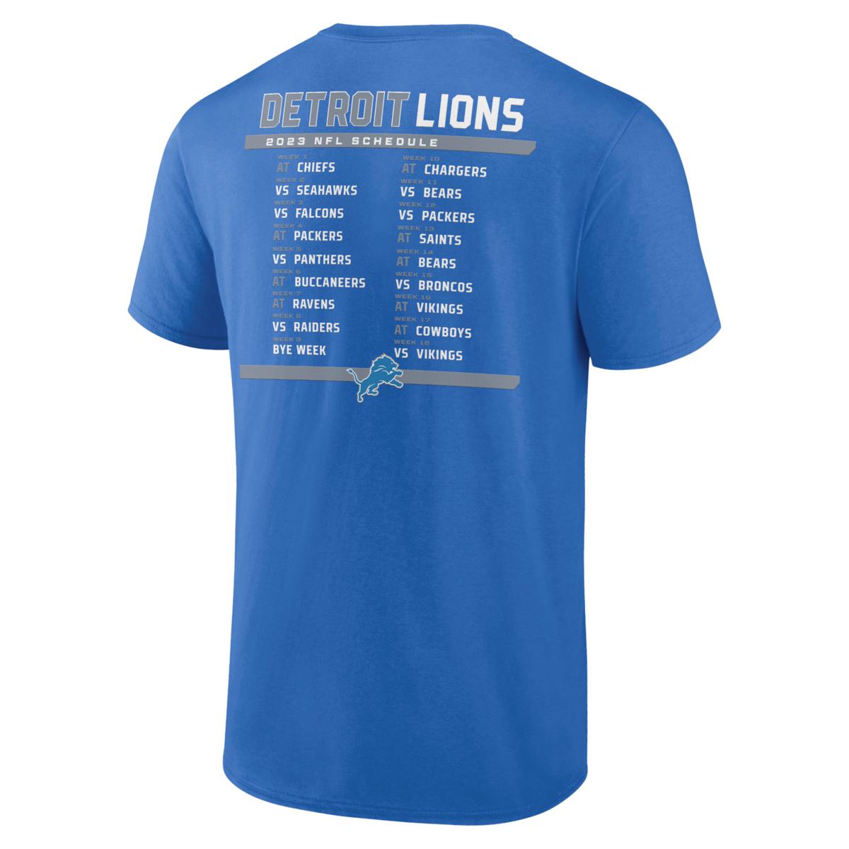 Detroit Lions Combine Authentic Team Verb Tee - 191168873749