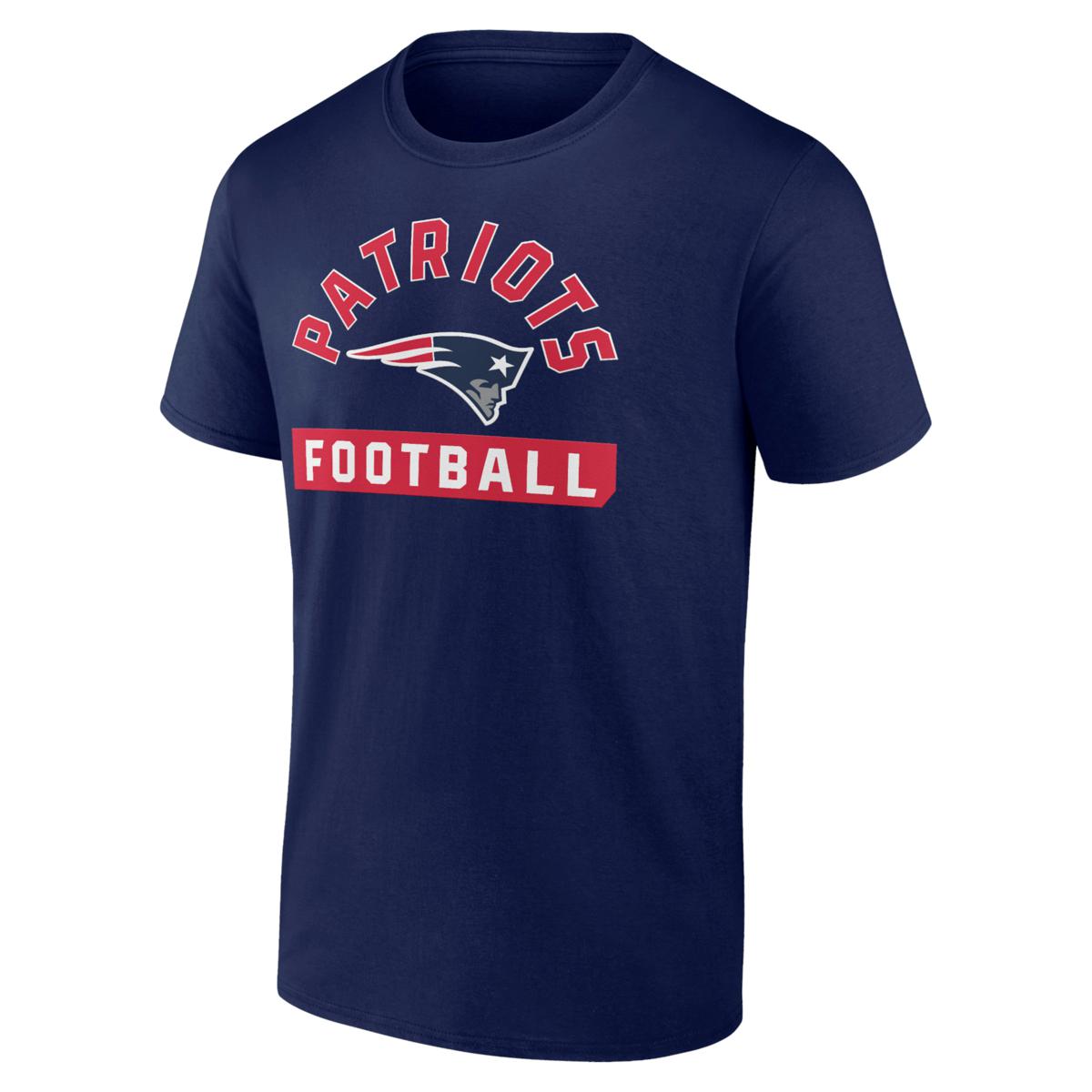 Officially Licensed NFL 3-in-1 Combo 2-pack of Crew-Neck Tees by Glll -  Patriots