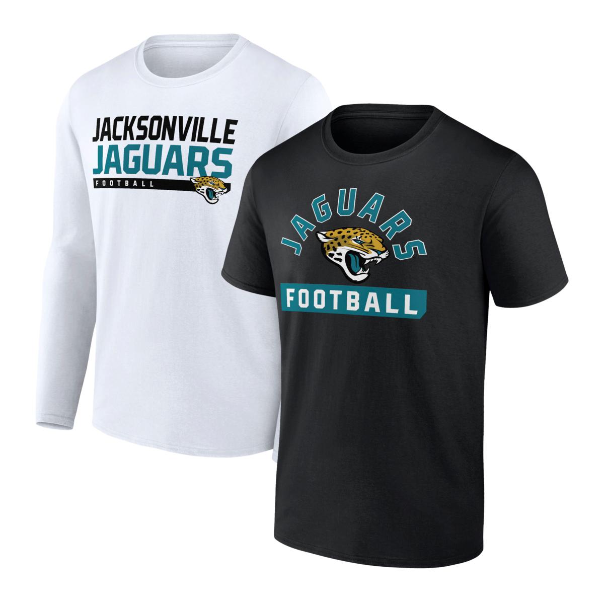 Football Fan Shop Officially Licensed NFL Women's Rhinestone Tee - Jaguars