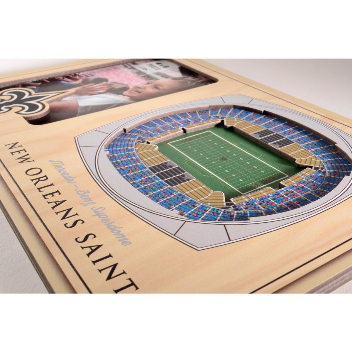 New Orleans Saints Mercedes-Benz Superdome 8 x 10 Framed Football Stadium  Photo