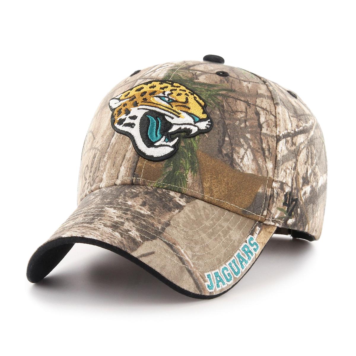 47 Men's Jacksonville Jaguars Black Adjustable Trucker Hat