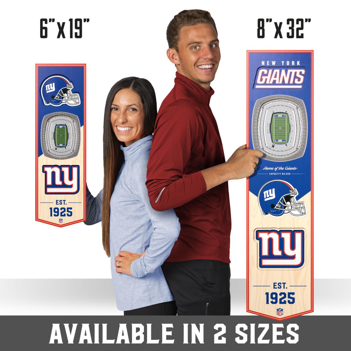 NFL New York Giants 6x19 Banner