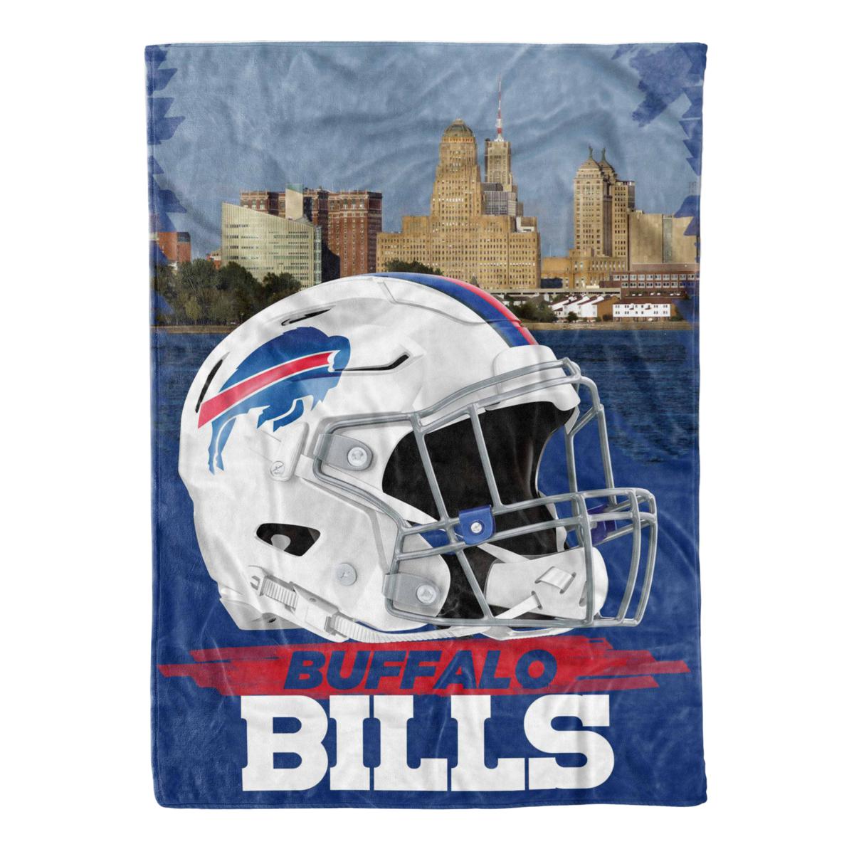 Officially Licensed NFL 66" x 90" City Sketch Blanket Bills
