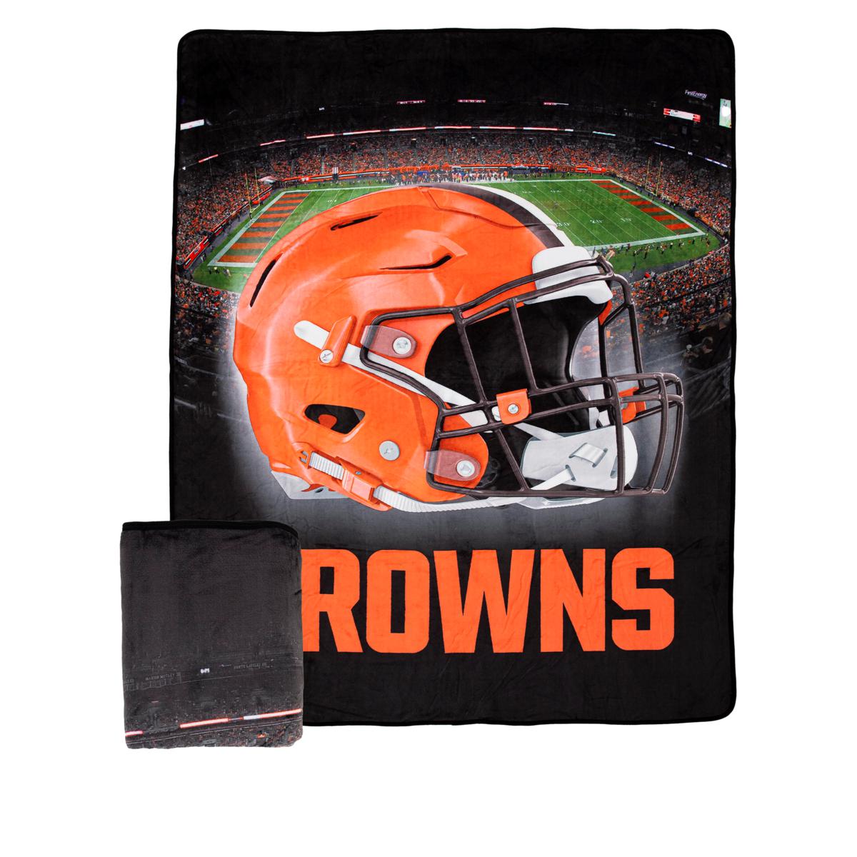 Cleveland Browns Signature Raschel Throw Blanket