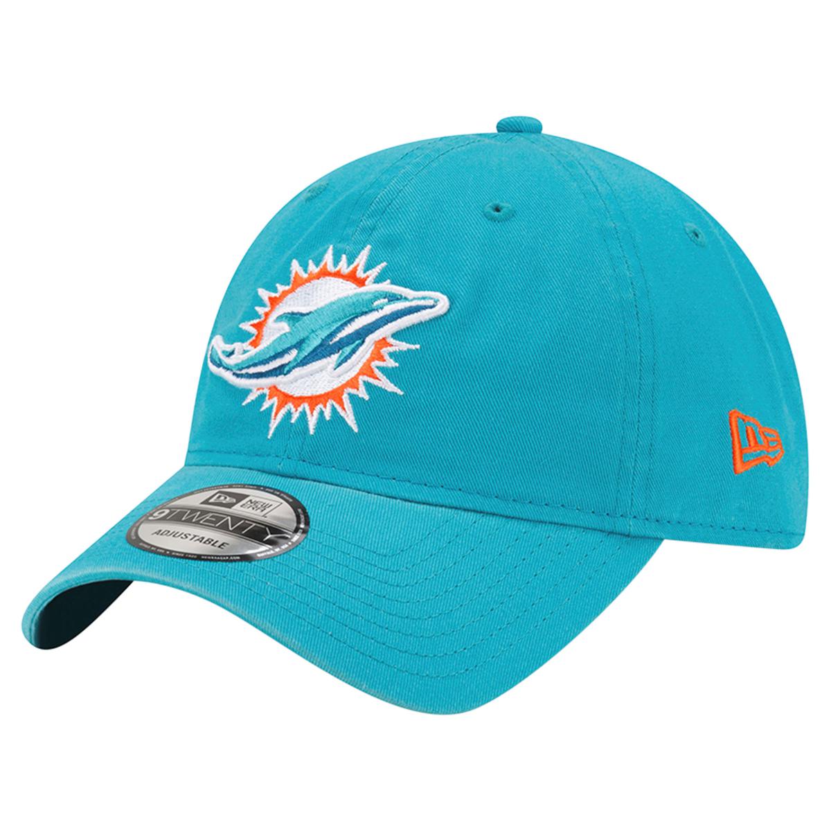 Miami Dolphins New Era Vintage Logo Circle 9twenty Adjustable