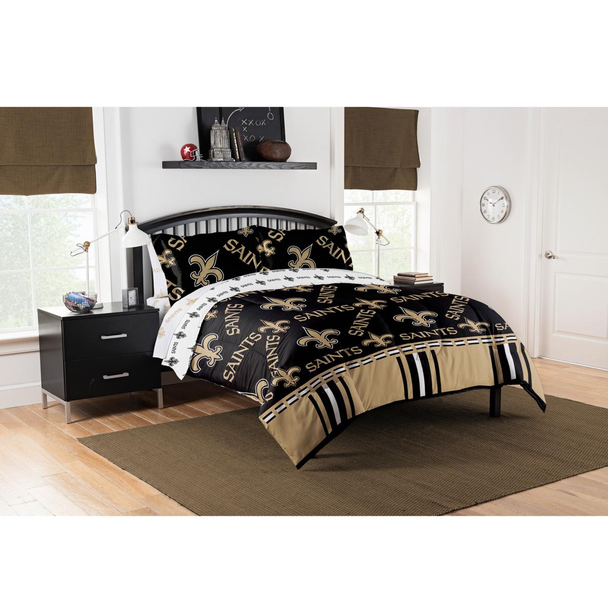 Officially Licensed NFL Bed in a Bag Full Saints 20796982 HSN