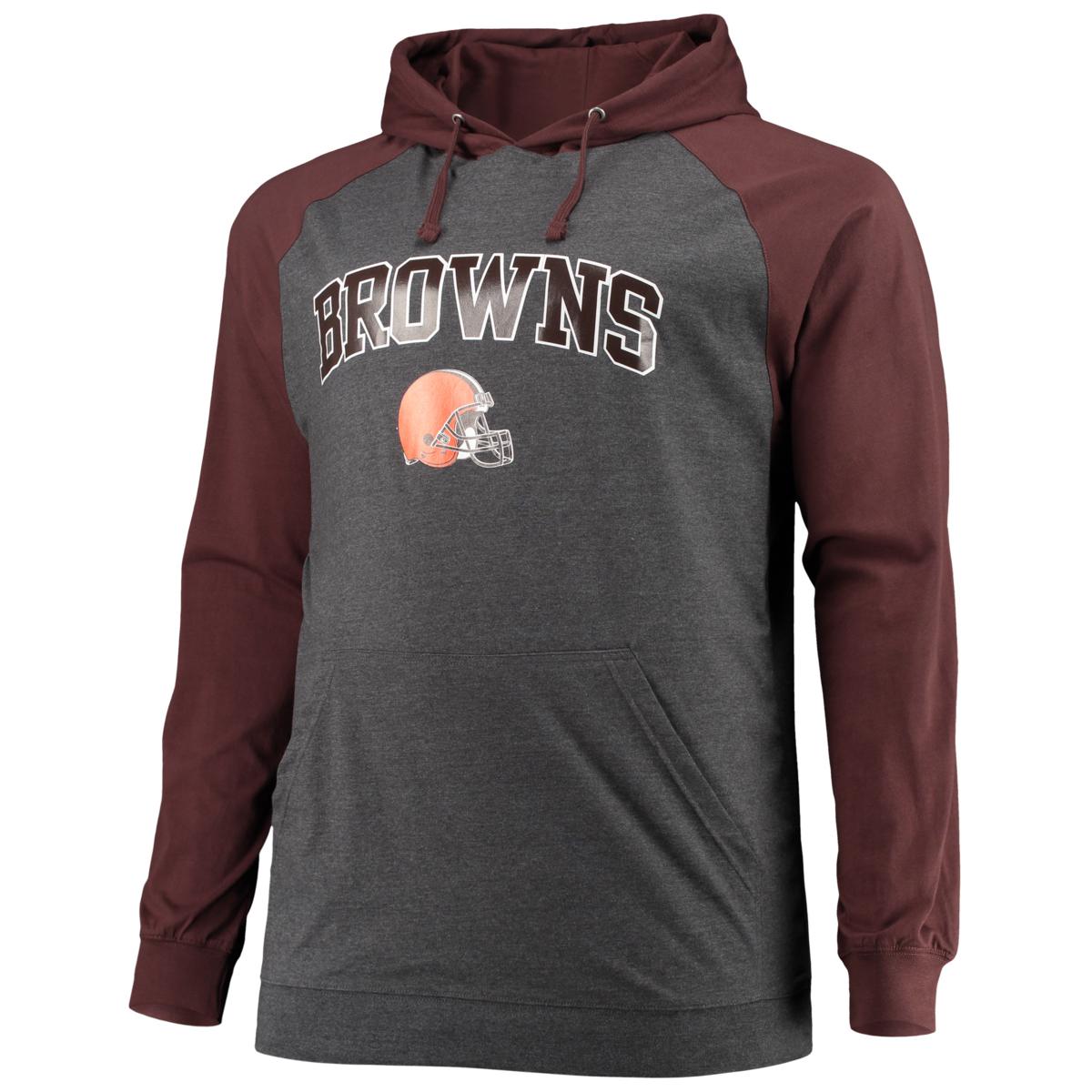 Officially Licensed NFL Men's Cleveland Browns Charcoal Hoodie