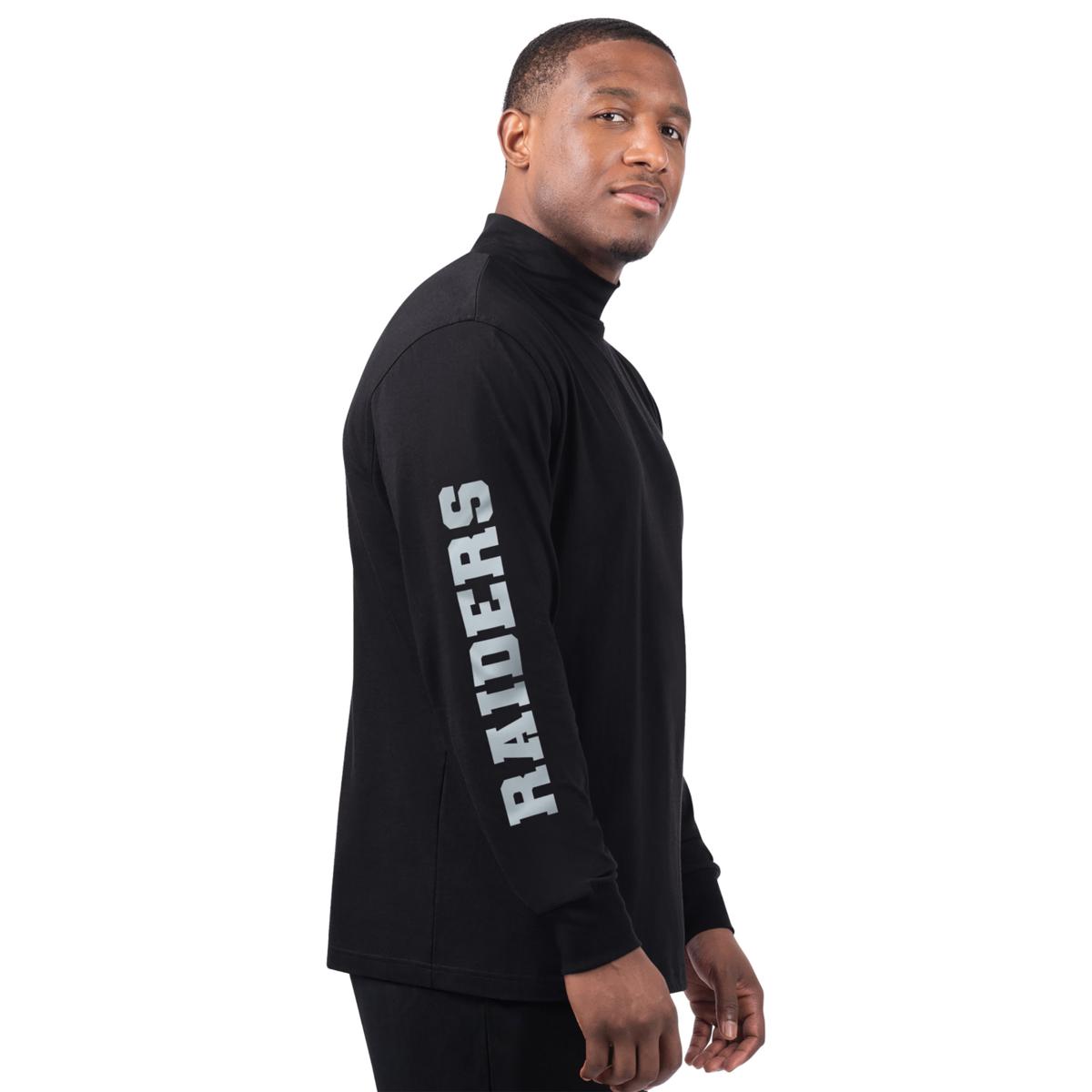 Officially Licensed NFL by Carl Banks Long Sleeve Mock - Raiders | HSN