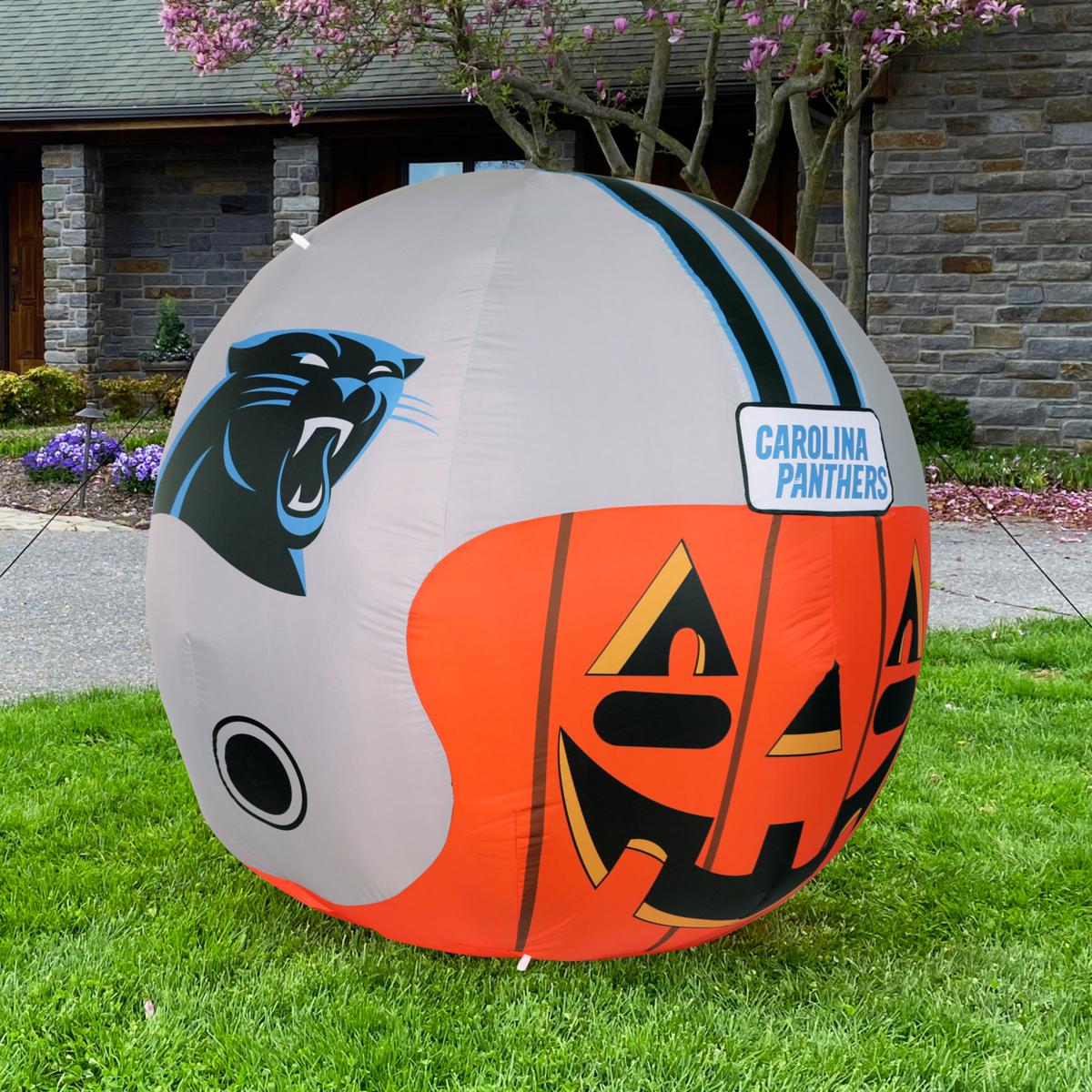 Carolina Panthers Inflatable Helmet-Carolina Panthers NFL Team Lawn Helmet  with