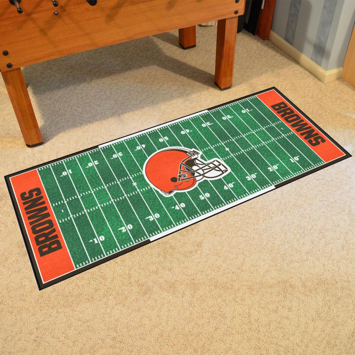 Officially Licensed NFL Cleveland Browns Field Runner Mat - 30 x 72 -  20665762, HSN in 2023