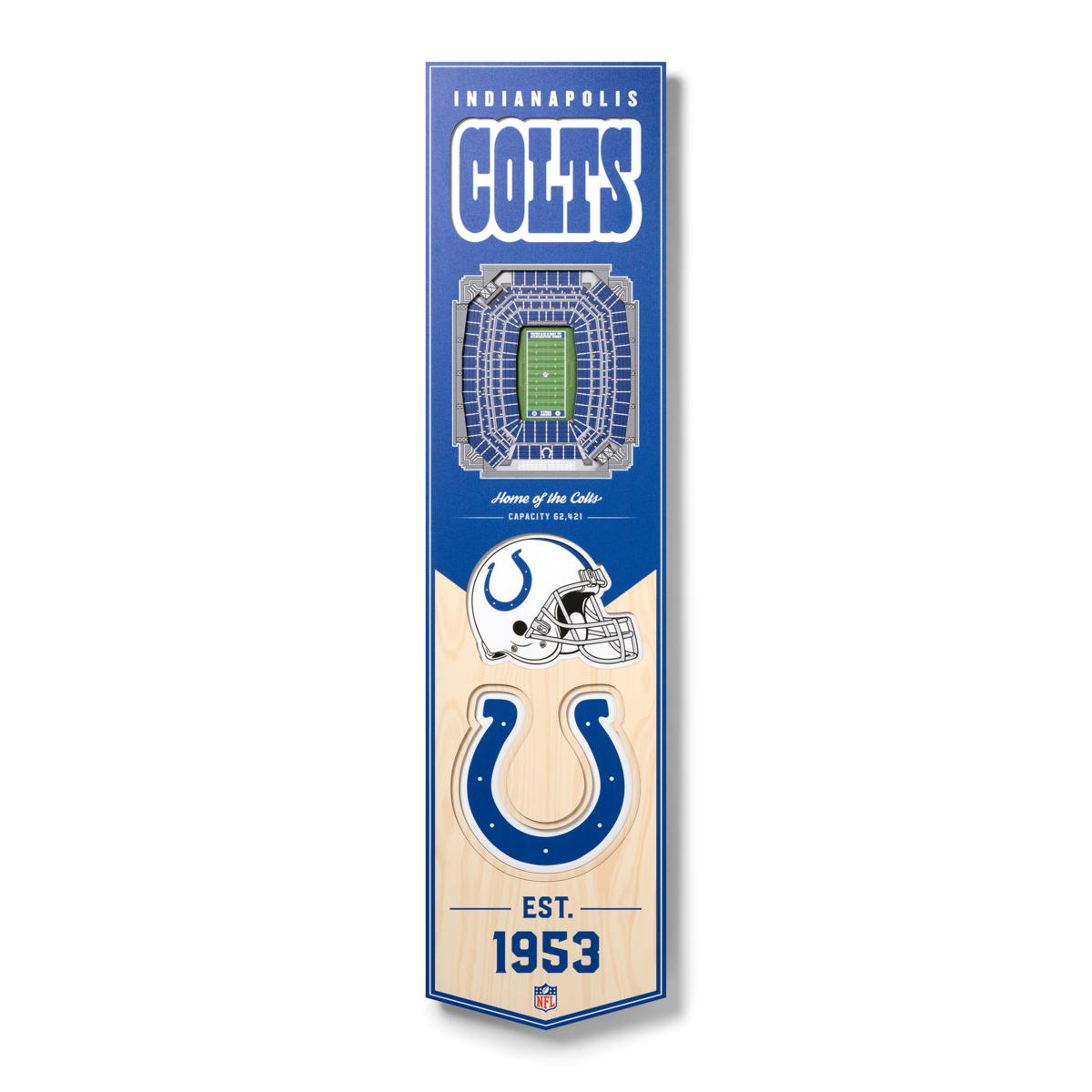 Indianapolis Colts Lucas Oil Stadium Poster