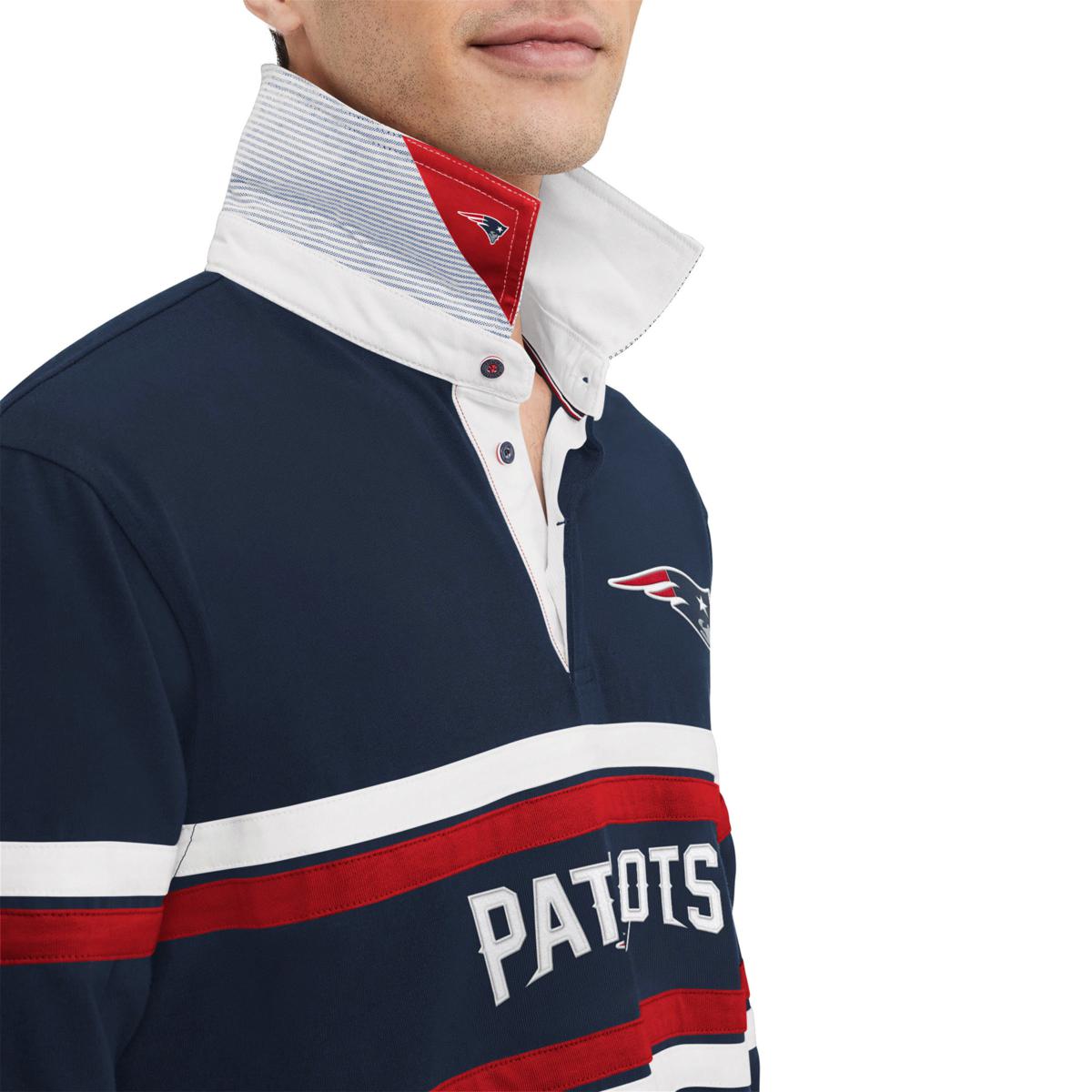 Officially Licensed NFL Cory Varsity Rugby Shirt by Tommy Hilfiger - Houston Texans