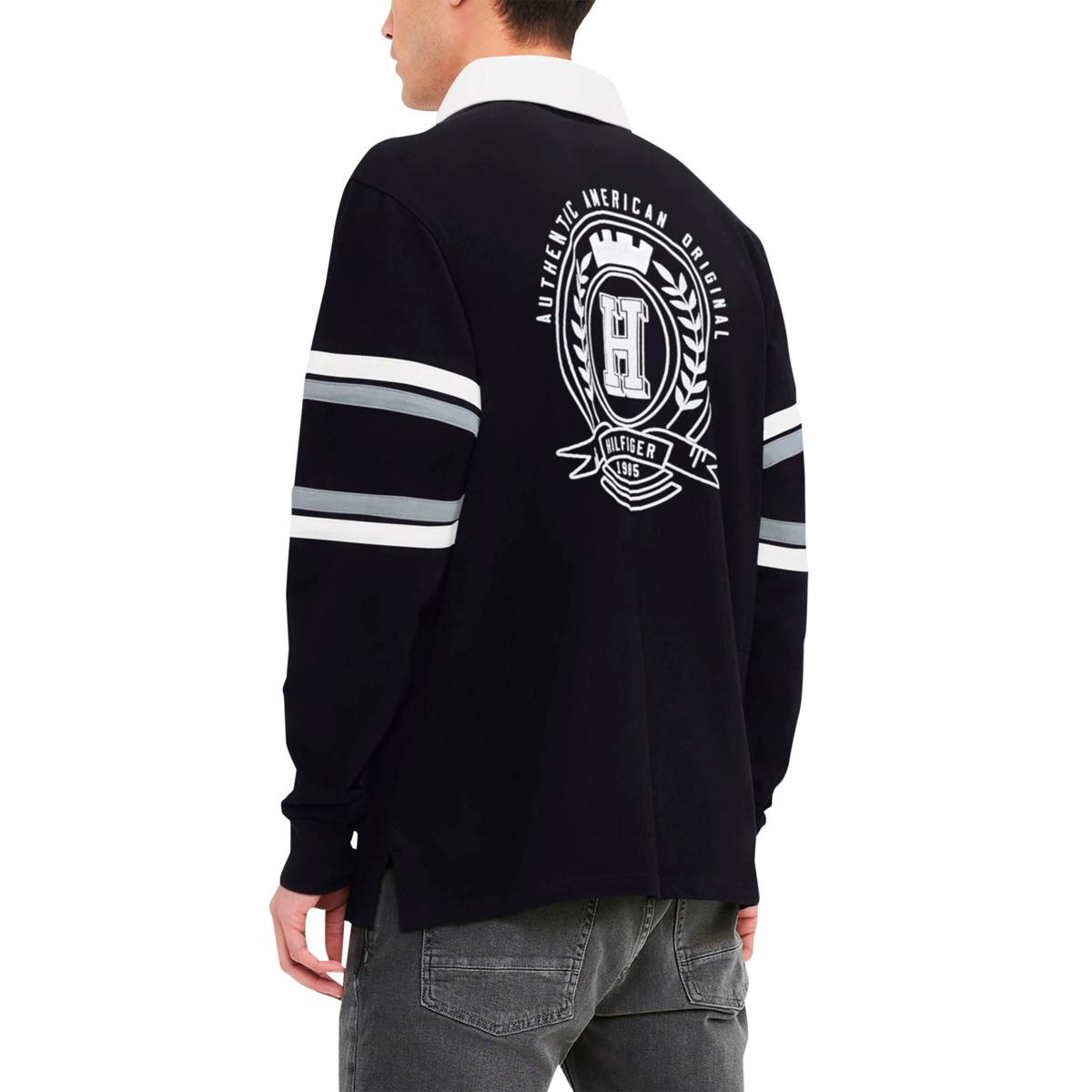 Men's Tommy Hilfiger Black Las Vegas Raiders Full-Zip Varsity