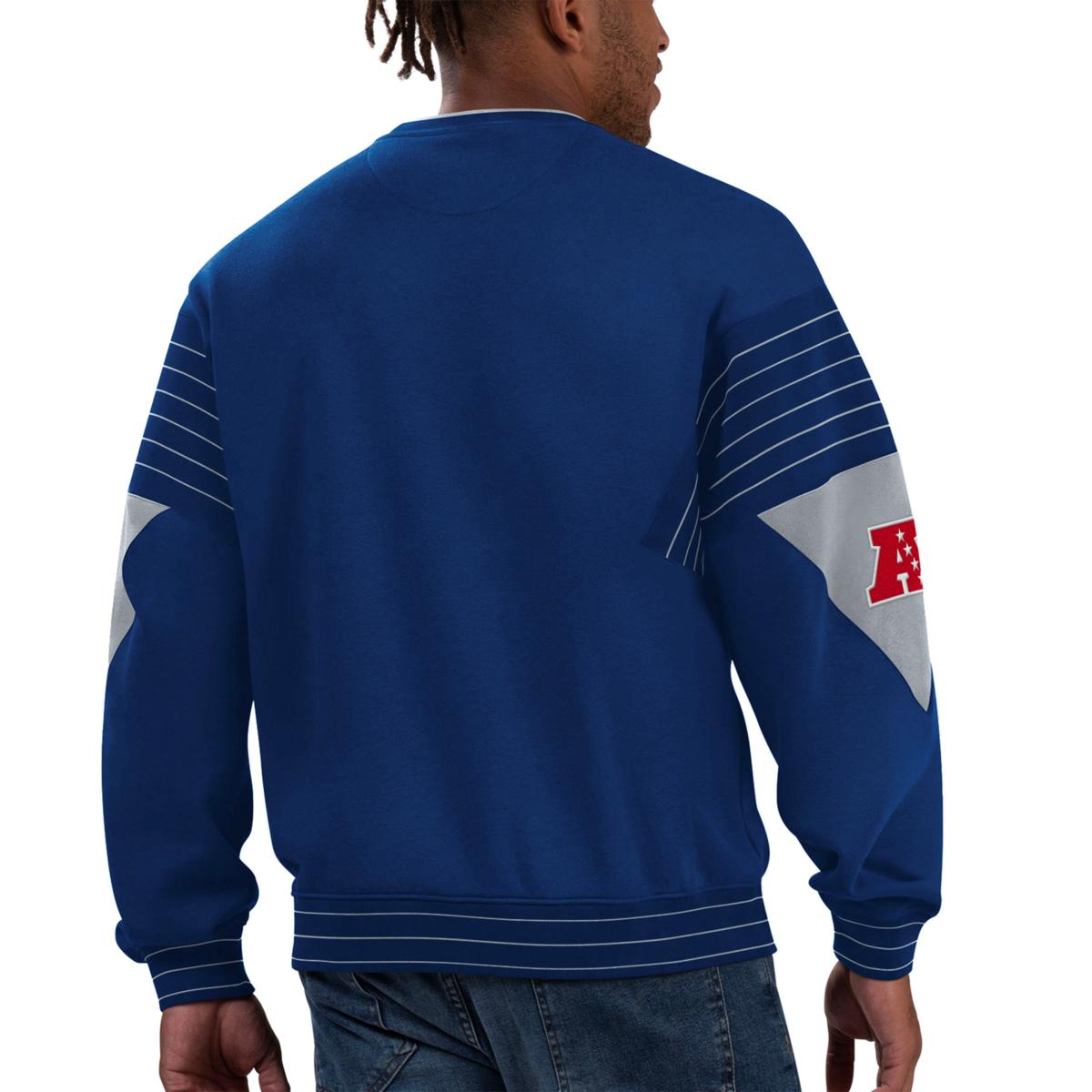 Football Fan Shop Officially Licensed NFL Crew-Neck Sweatshirt by Starter - Colts