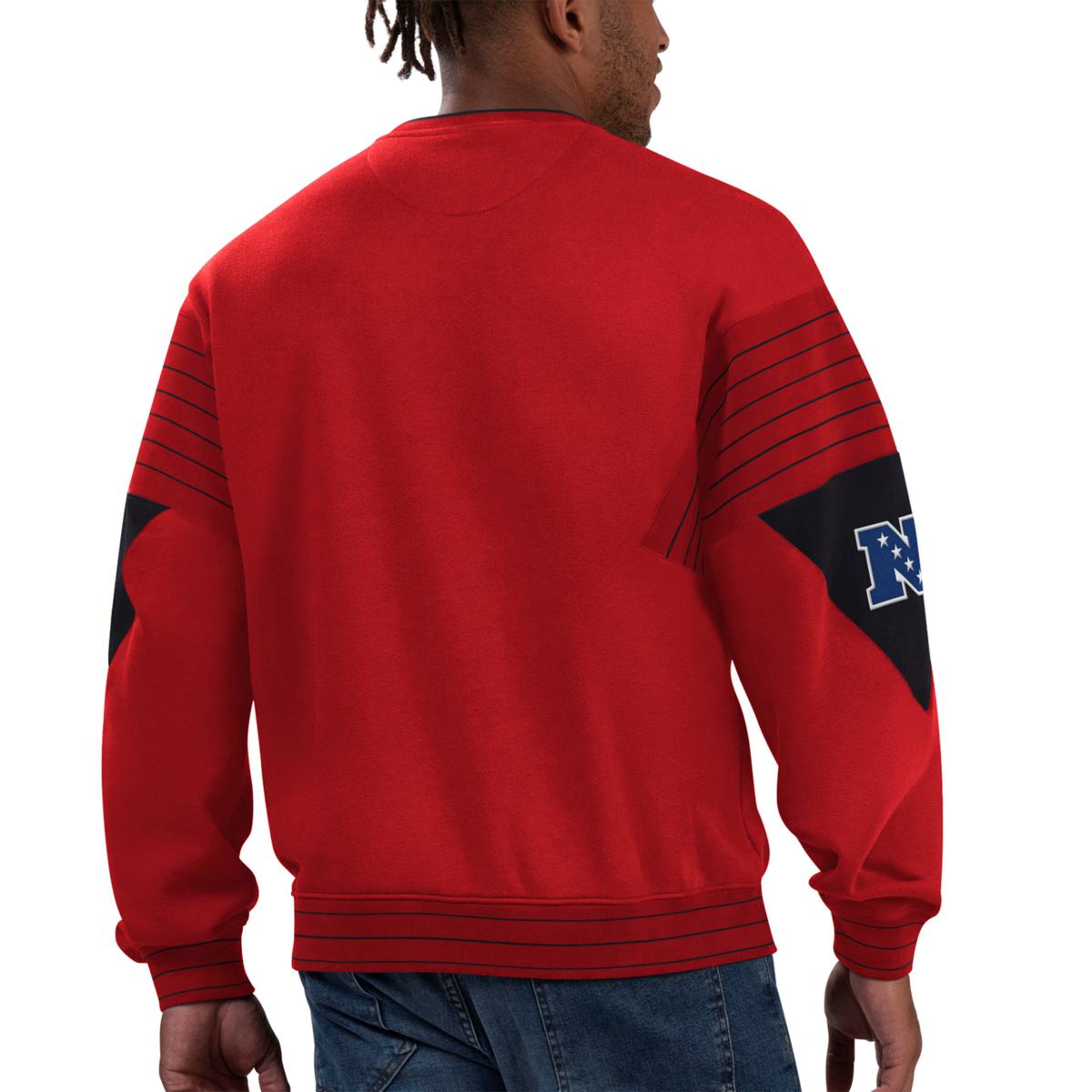 Football Fan Shop Officially Licensed NFL Crew-Neck Sweatshirt by Starter - Falcons