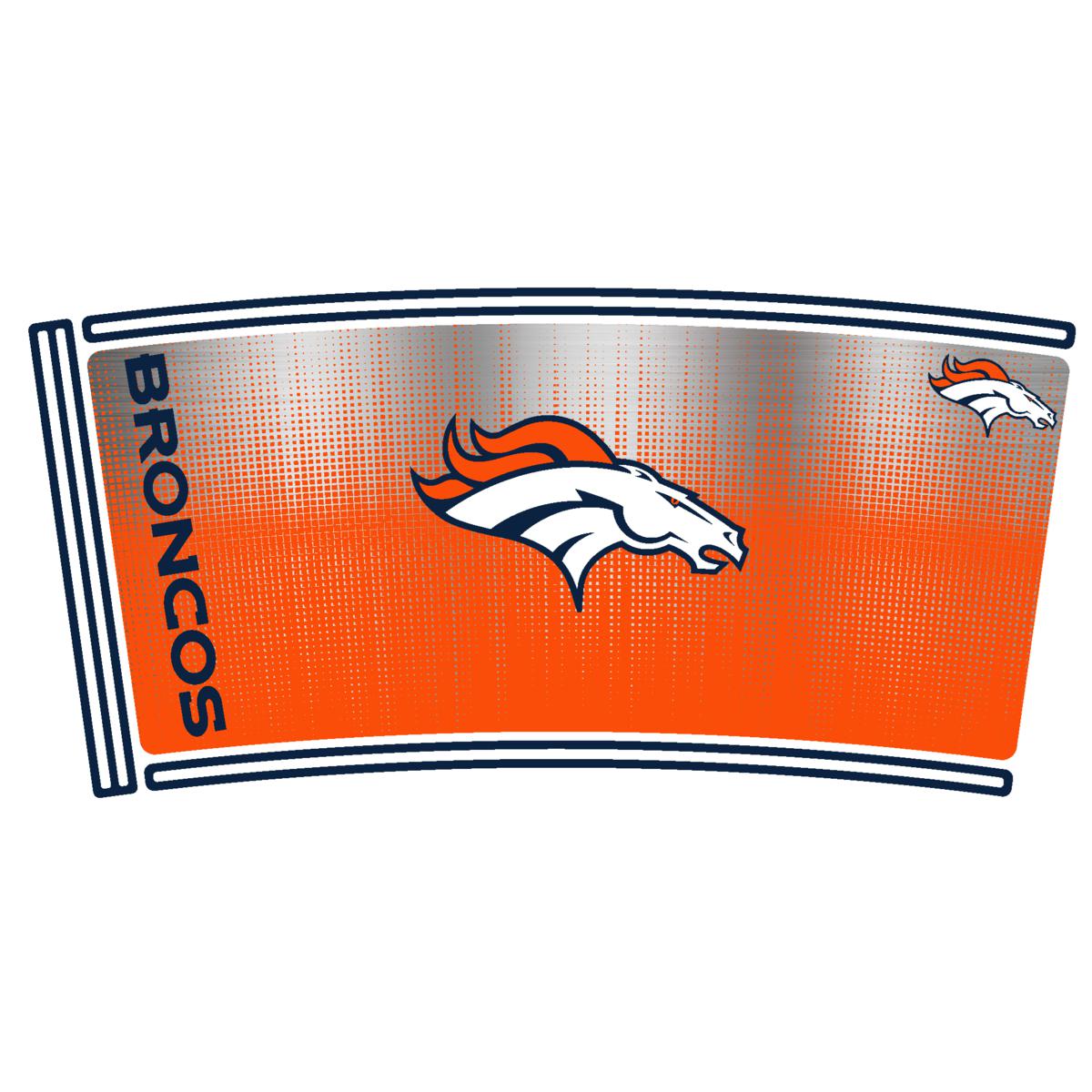 NFL Denver Broncos Distressed Logo Cutout Sign