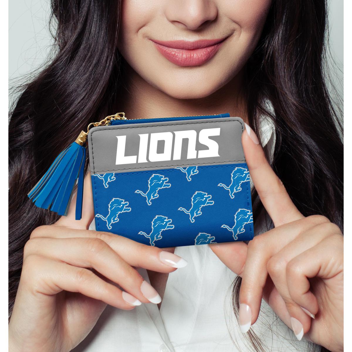 Officially Licensed NFL Detroit Lions Mini Organizer Wallet