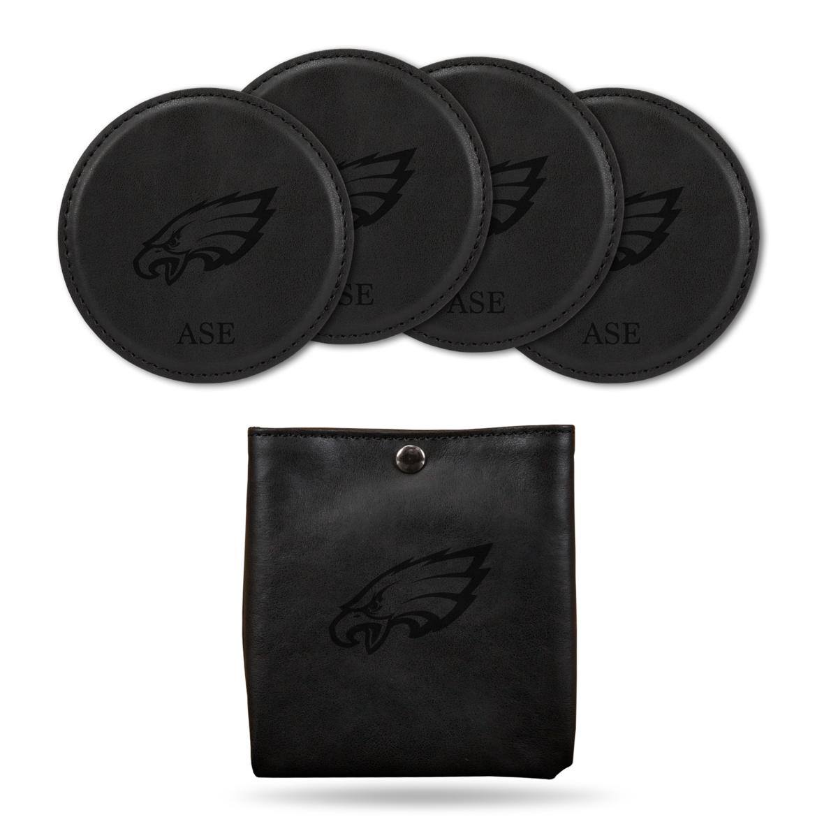 Philadelphia Eagles Fan Gift set of 2 3D Wood Coaster 