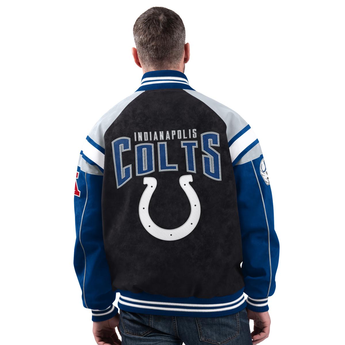Officially Licensed NFL Faux Suede Jacket by Glll Sports