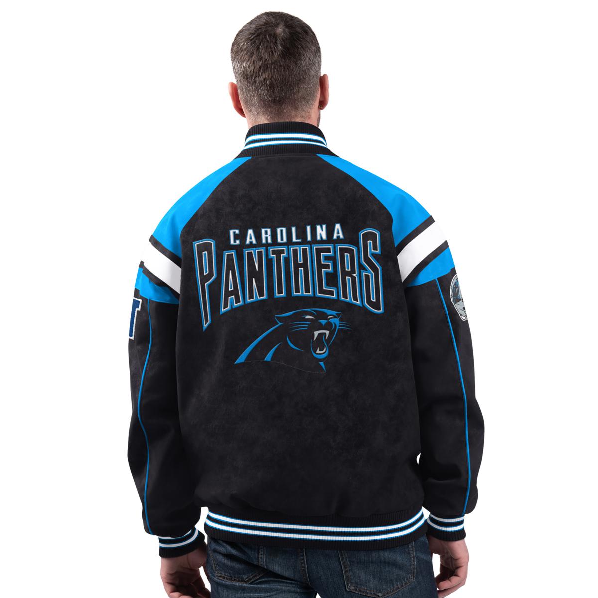 NFL Carolina Panthers キルティング ナイロンジャケット L