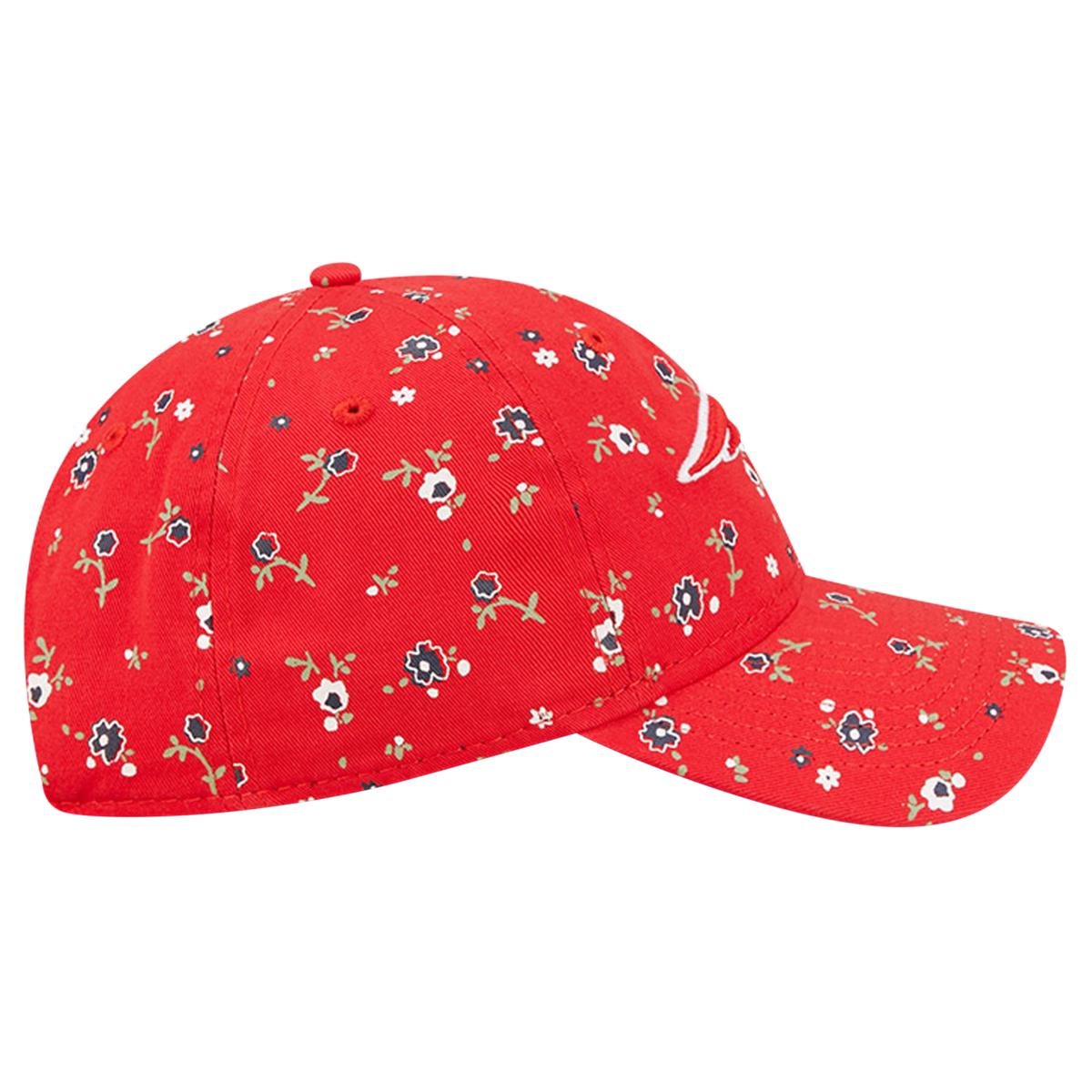 Women's New Era Bills Red Floral Adjustable Hat