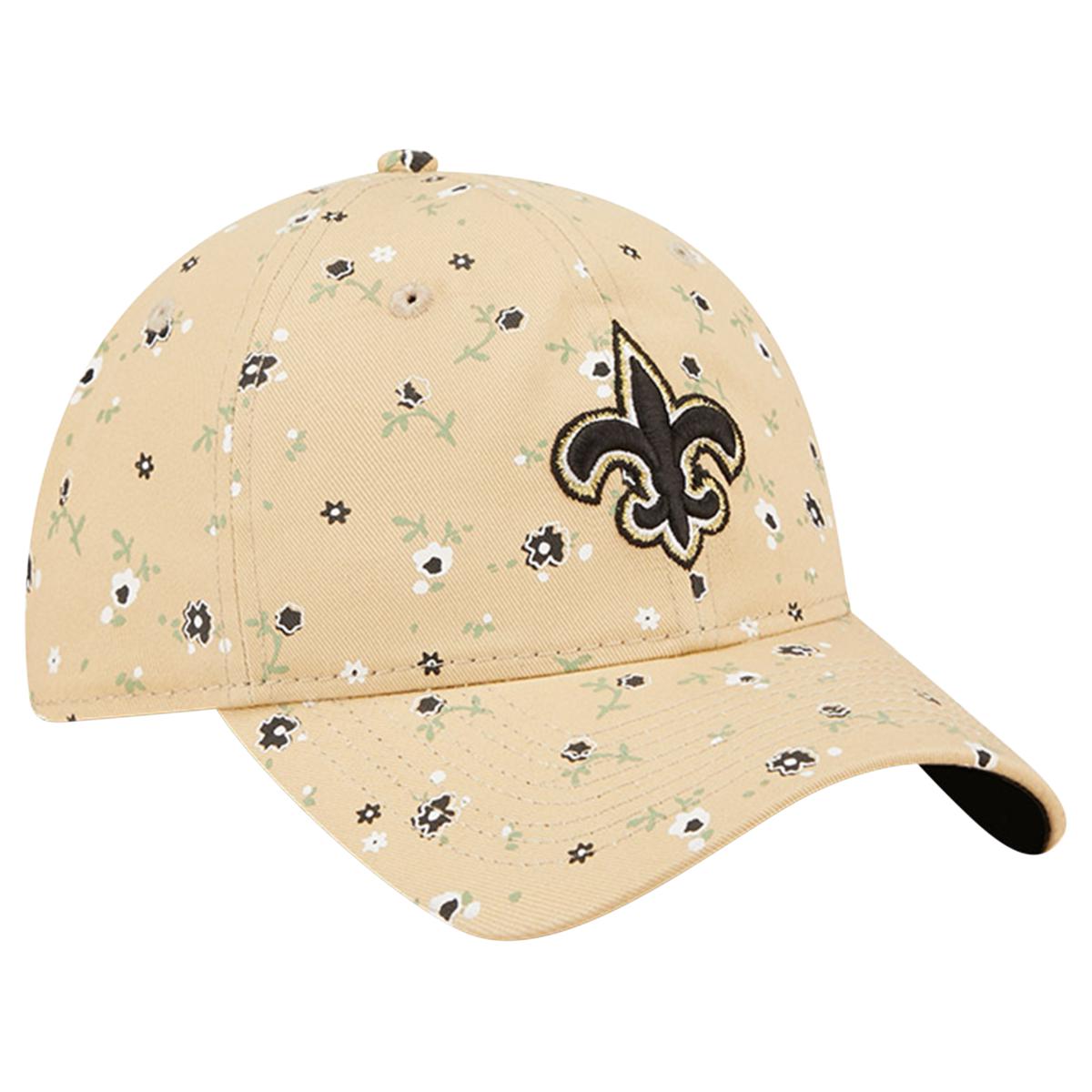 Officially Licensed NFL Floral 9TWENTY Adjustable Hat - Cowboys - Saints