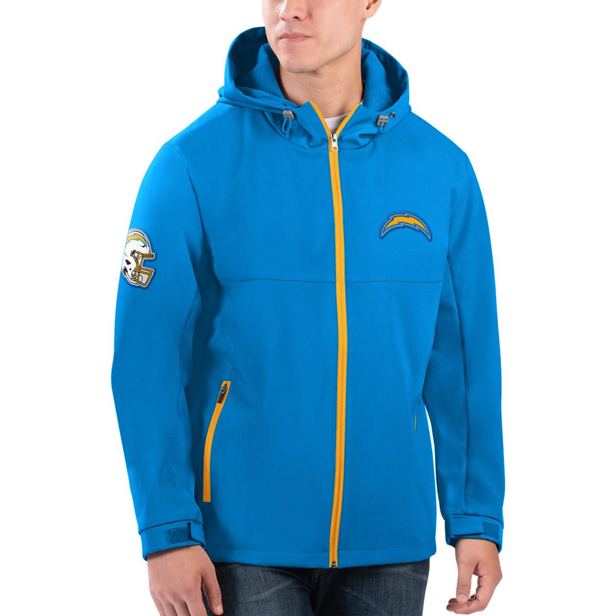 Officially Licensed NFL Full-Zip Hooded Jacket - Chargers