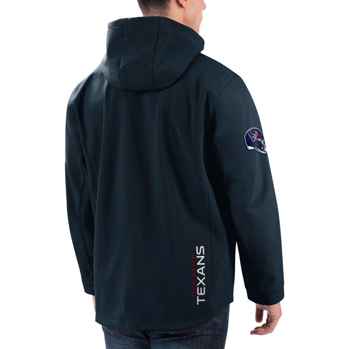 Football Fan Shop Officially Licensed NFL Full-Zip Hooded Jacket - Houston Texans