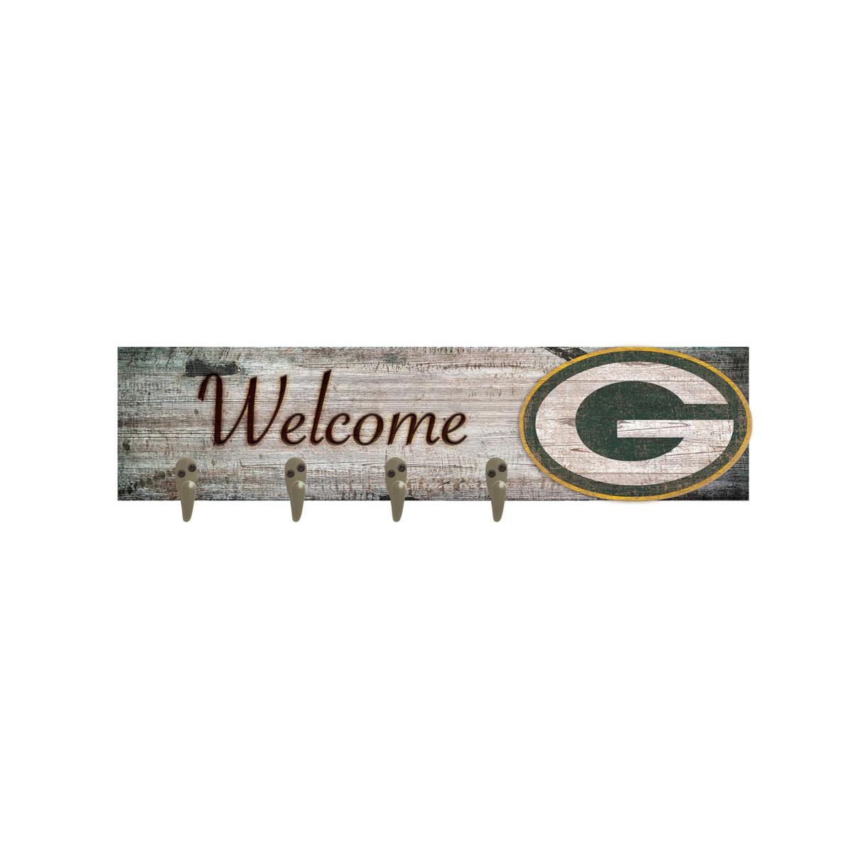 Officially Licensed NFL Green Bay Packers Coat Hanger 6 x 24