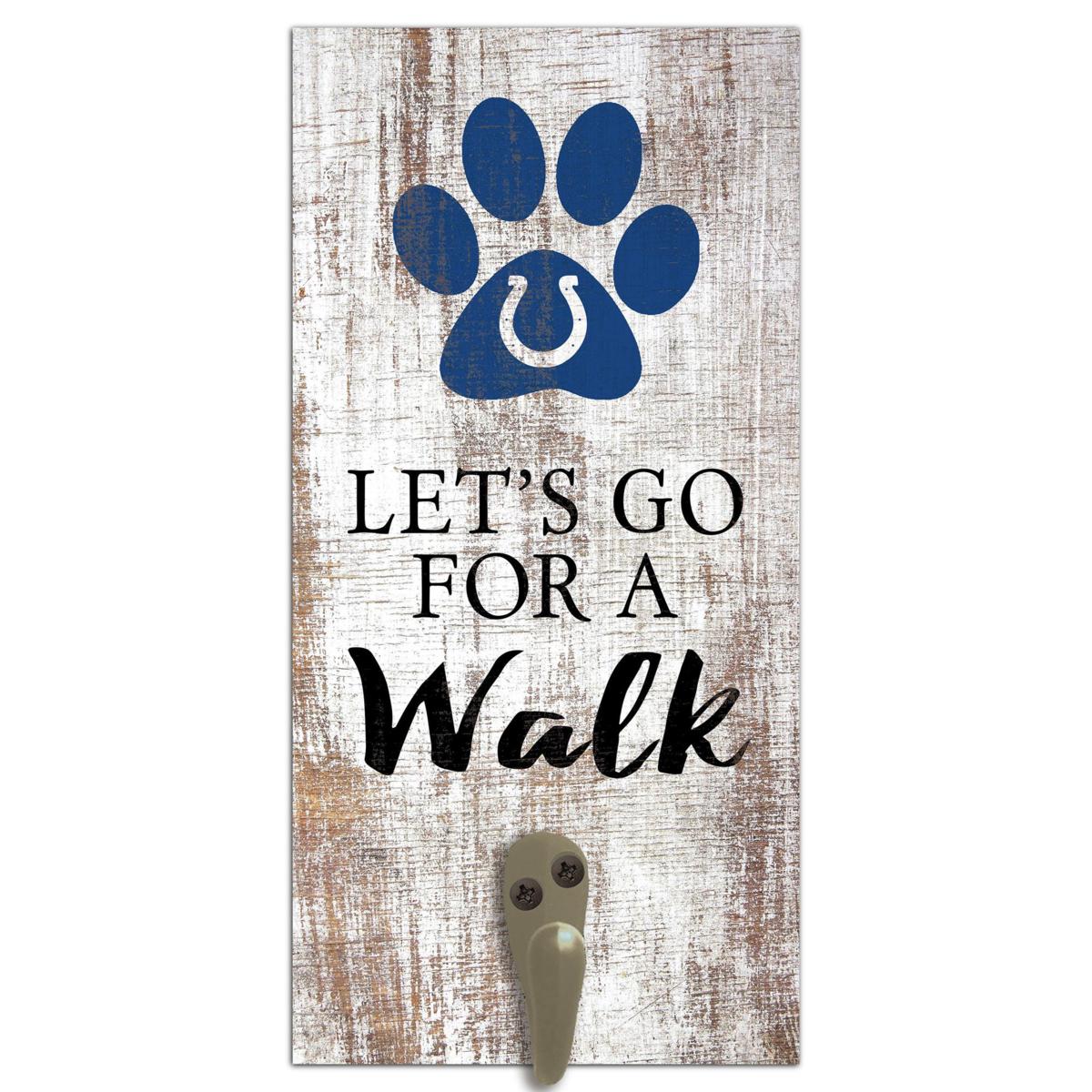 Indianapolis Colts Leash Holder Sign