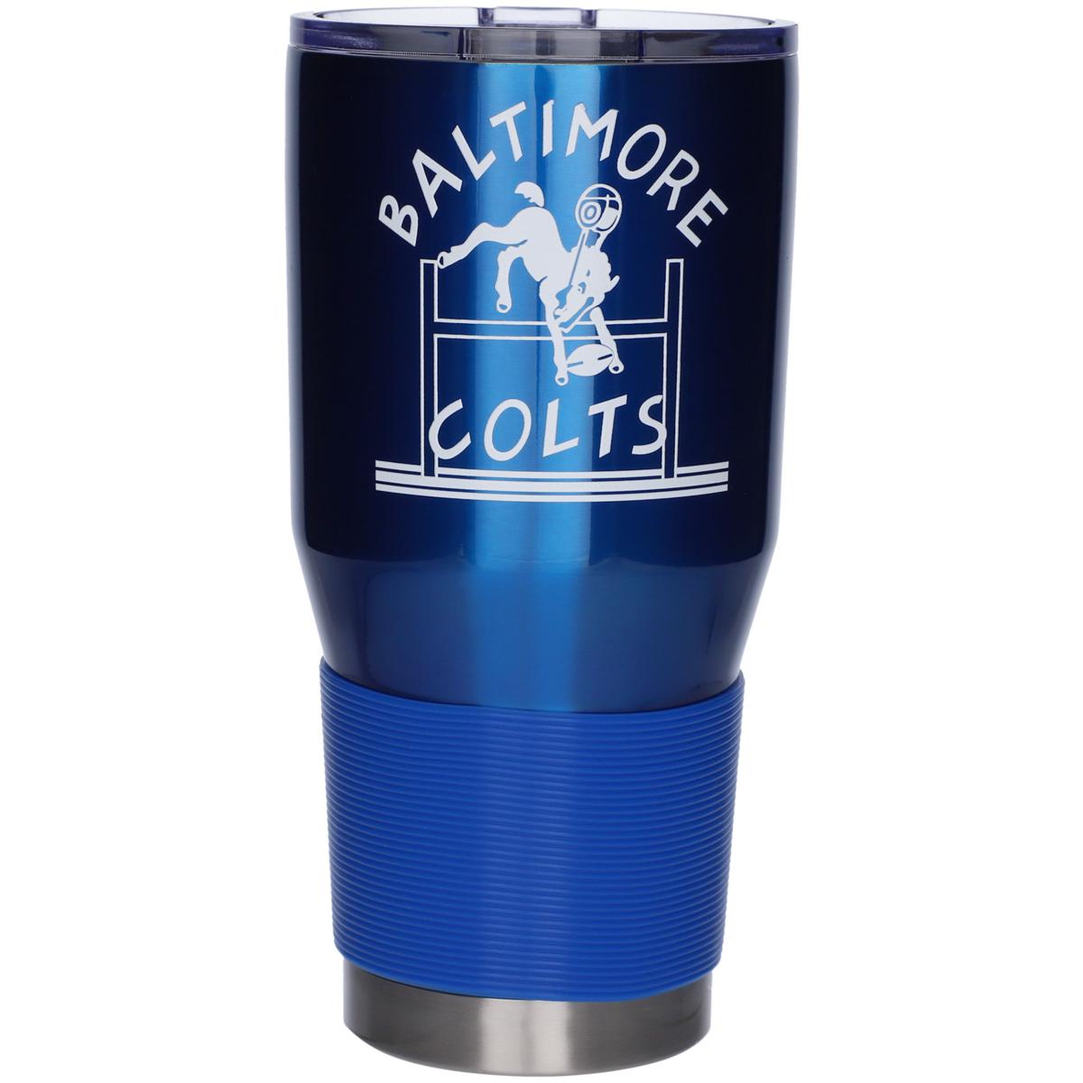 NEW Indianapolis Colts Beverage Cup Tumbler Souvenir NFL Football Blue