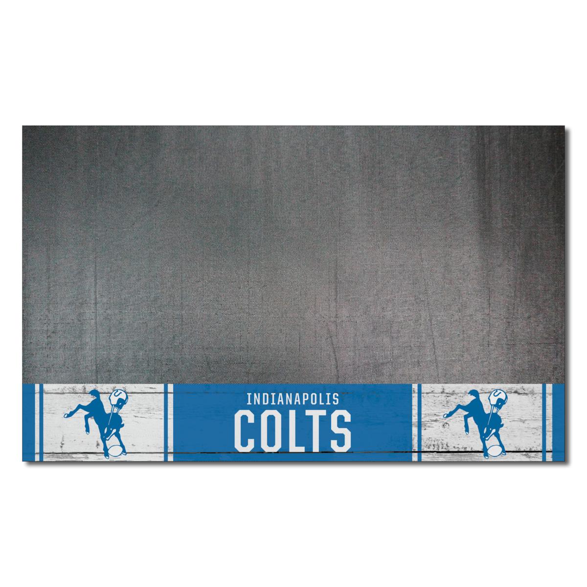 Fanmats Indianapolis Colts NFL Vintage Vinyl Grill Mat