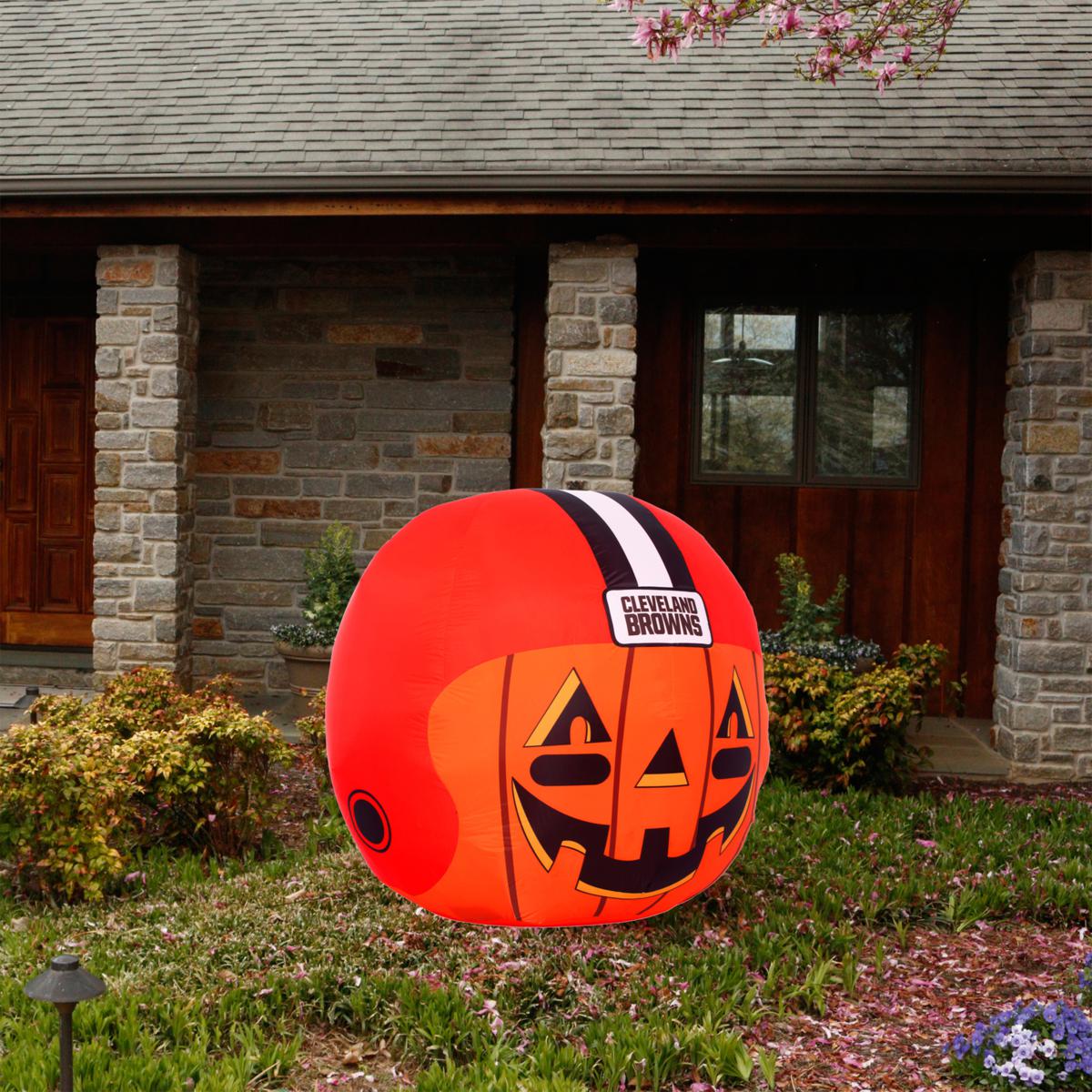 Cleveland Browns 6 x 5 Pumpkin Head - Sports Unlimited