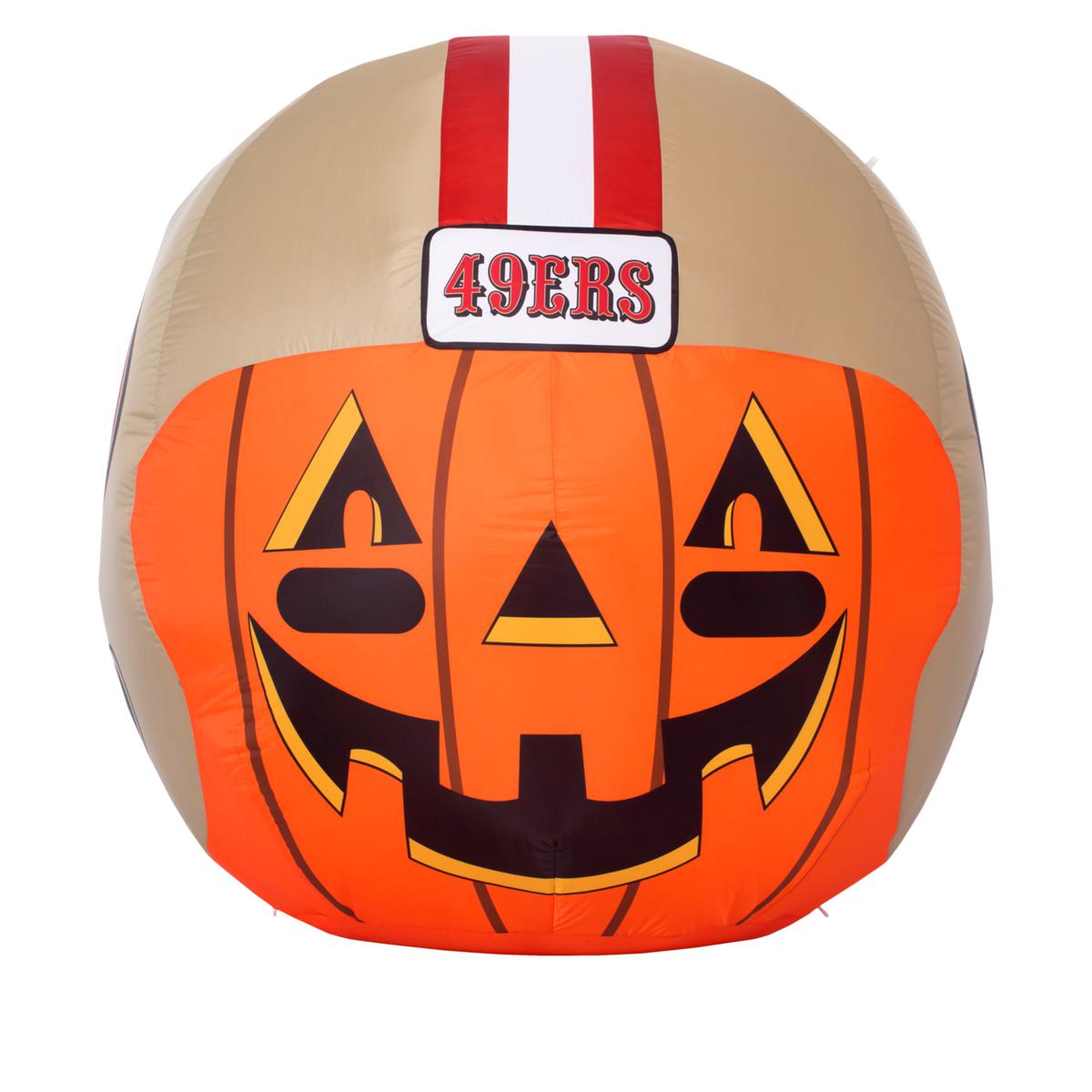 San Francisco 49ers 31 Pumpkin Leaner by Fan Creations