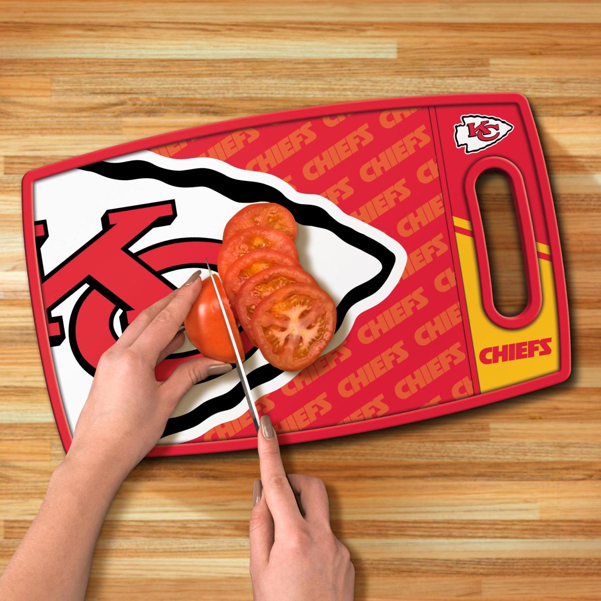 Nfl Kansas City Chiefs Logo Series Cutting Board : Target