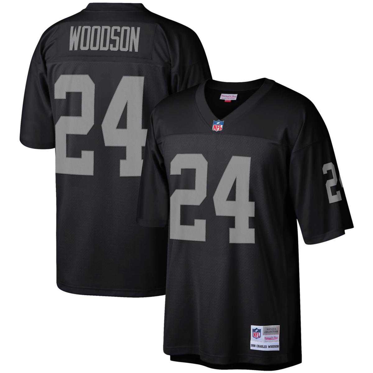 Officially Licensed NFL Las Vegas Raiders Men's Charles Woodson