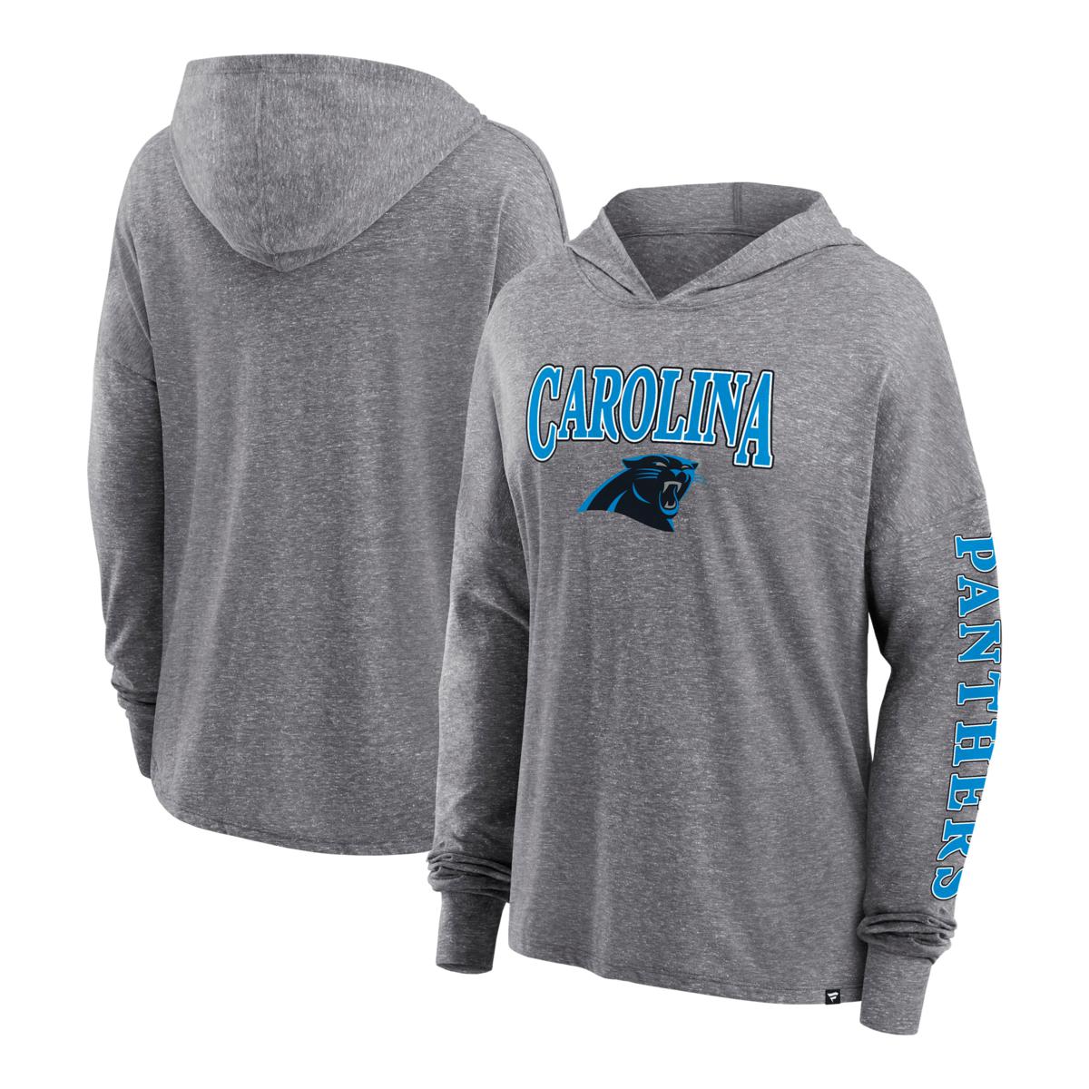 Officially Licensed NFL Long Sleeve Hoodie T-shirt - Vikings - Panthers