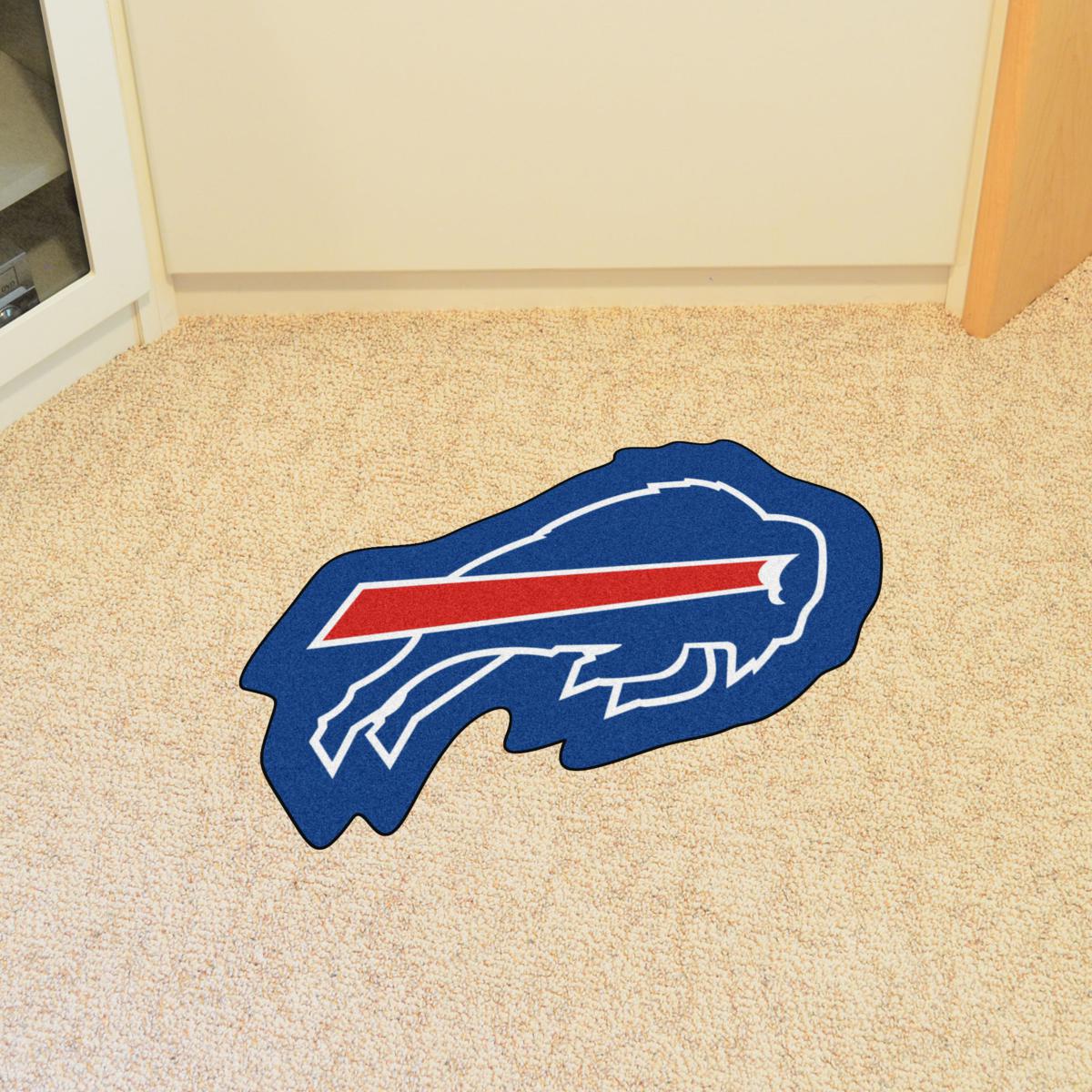 Officially Licensed NFL Buffalo Bills Vintage Logo Football Rug