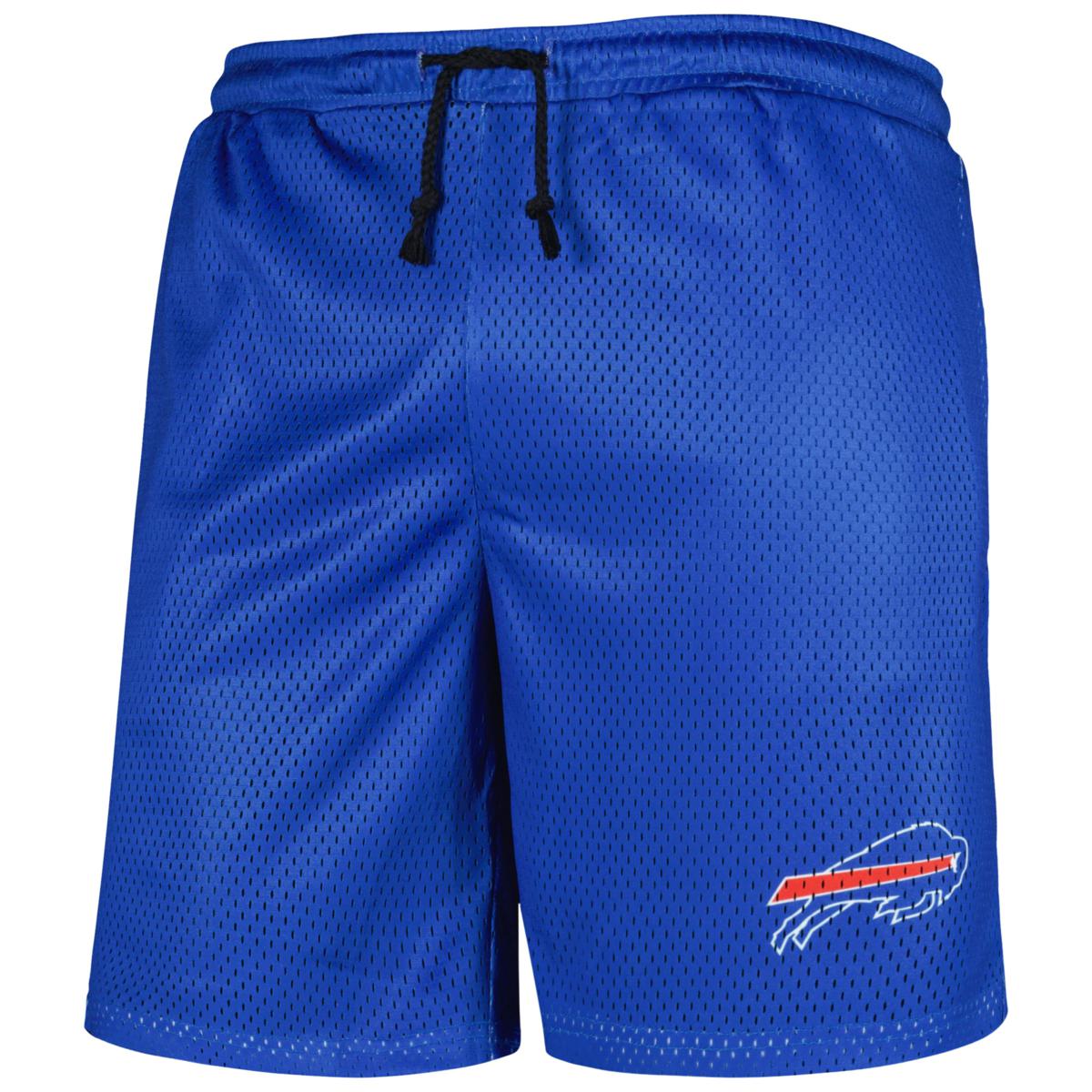 Men's FOCO Royal Buffalo Bills Colorblock Mesh V-Neck & Shorts Set