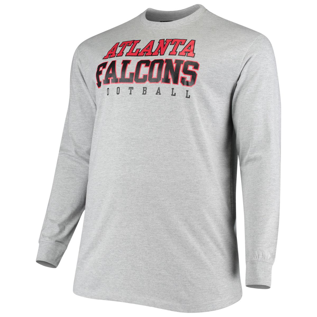 Women's Heather Gray Atlanta Falcons Plus Size Lace-Up V-Neck T-Shirt